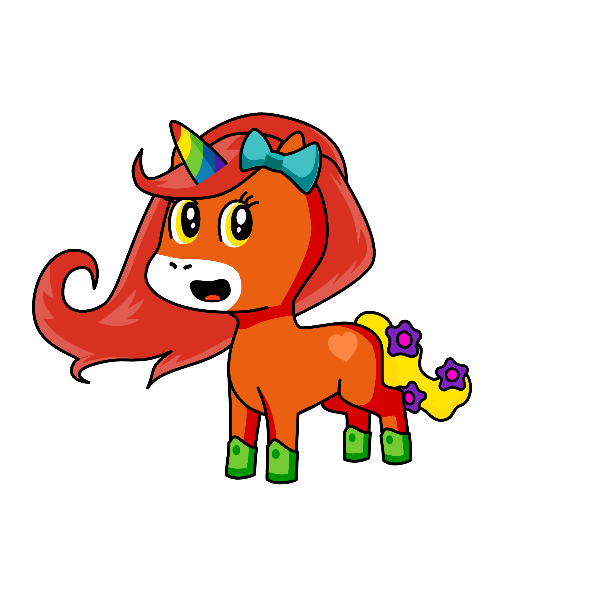 Rainbow Rocks, the unicorn