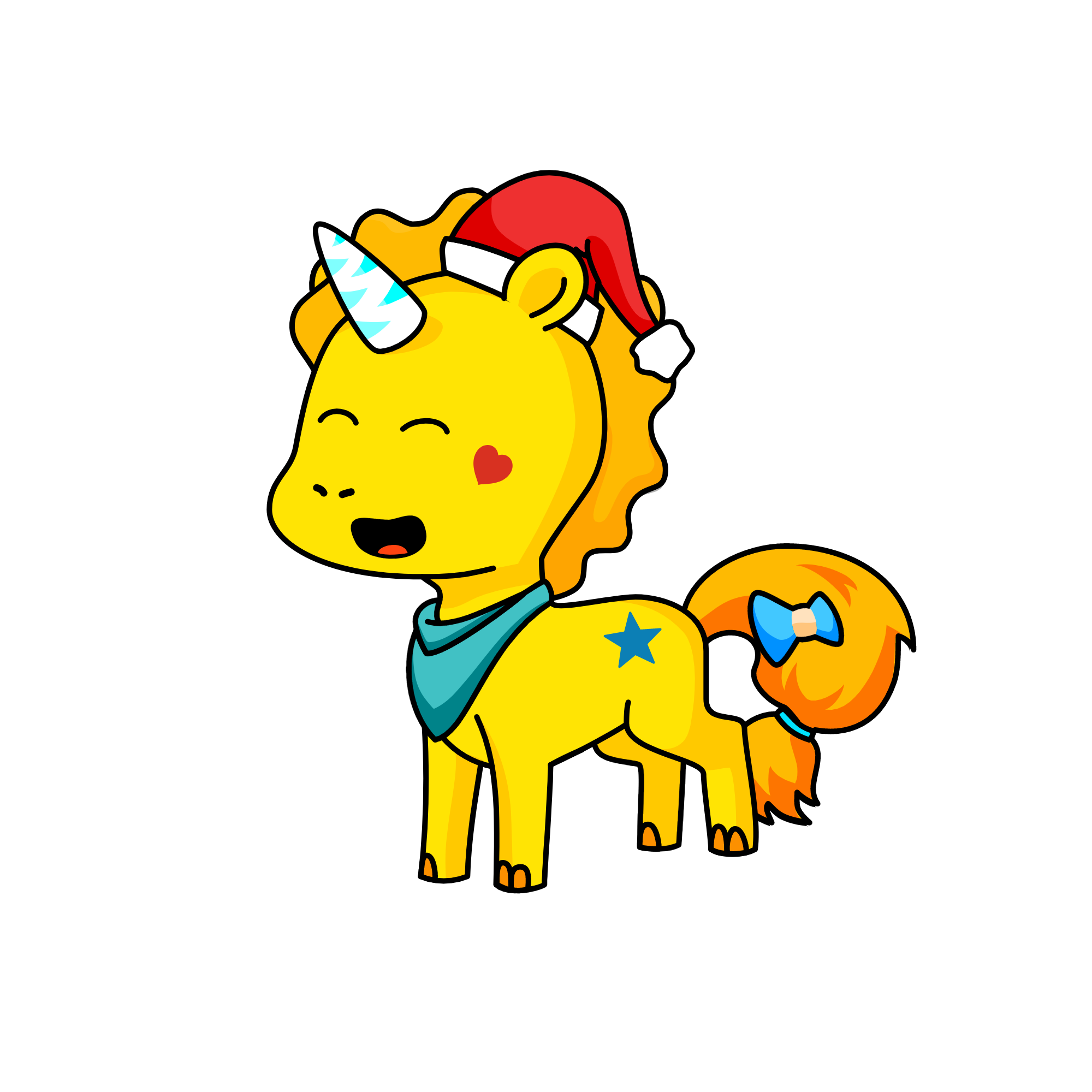 Goldie, the unicorn