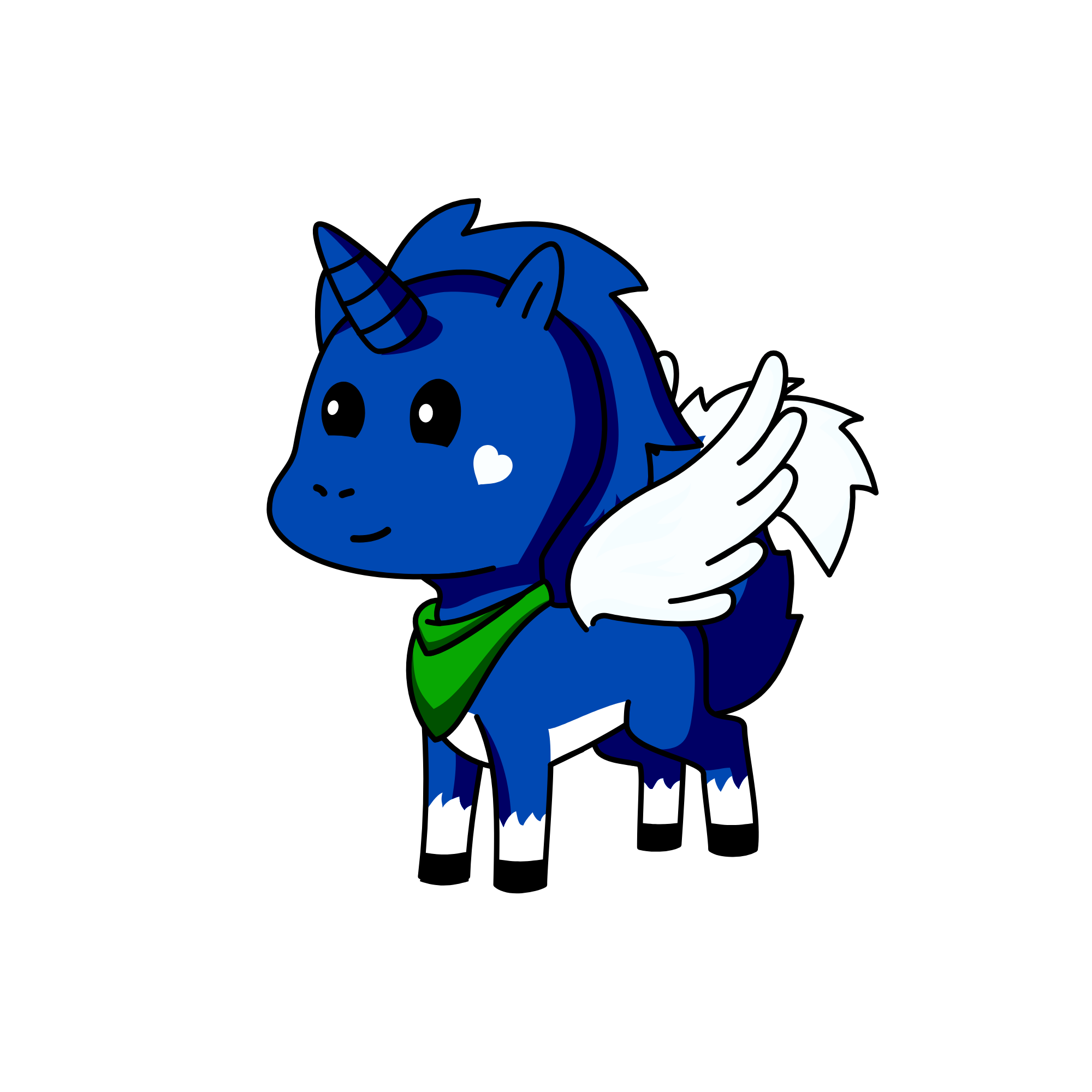 Happy, the unicorn