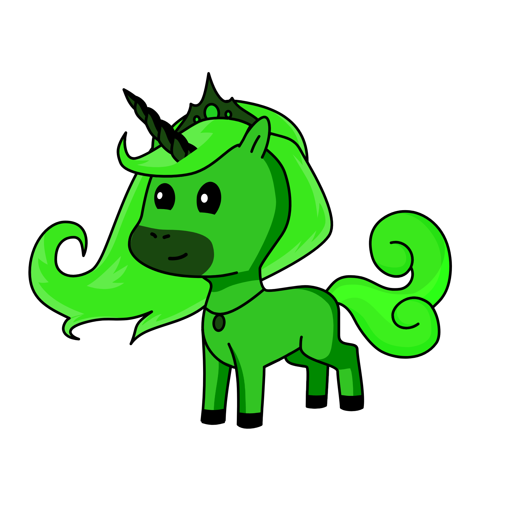 Emarald, the unicorn