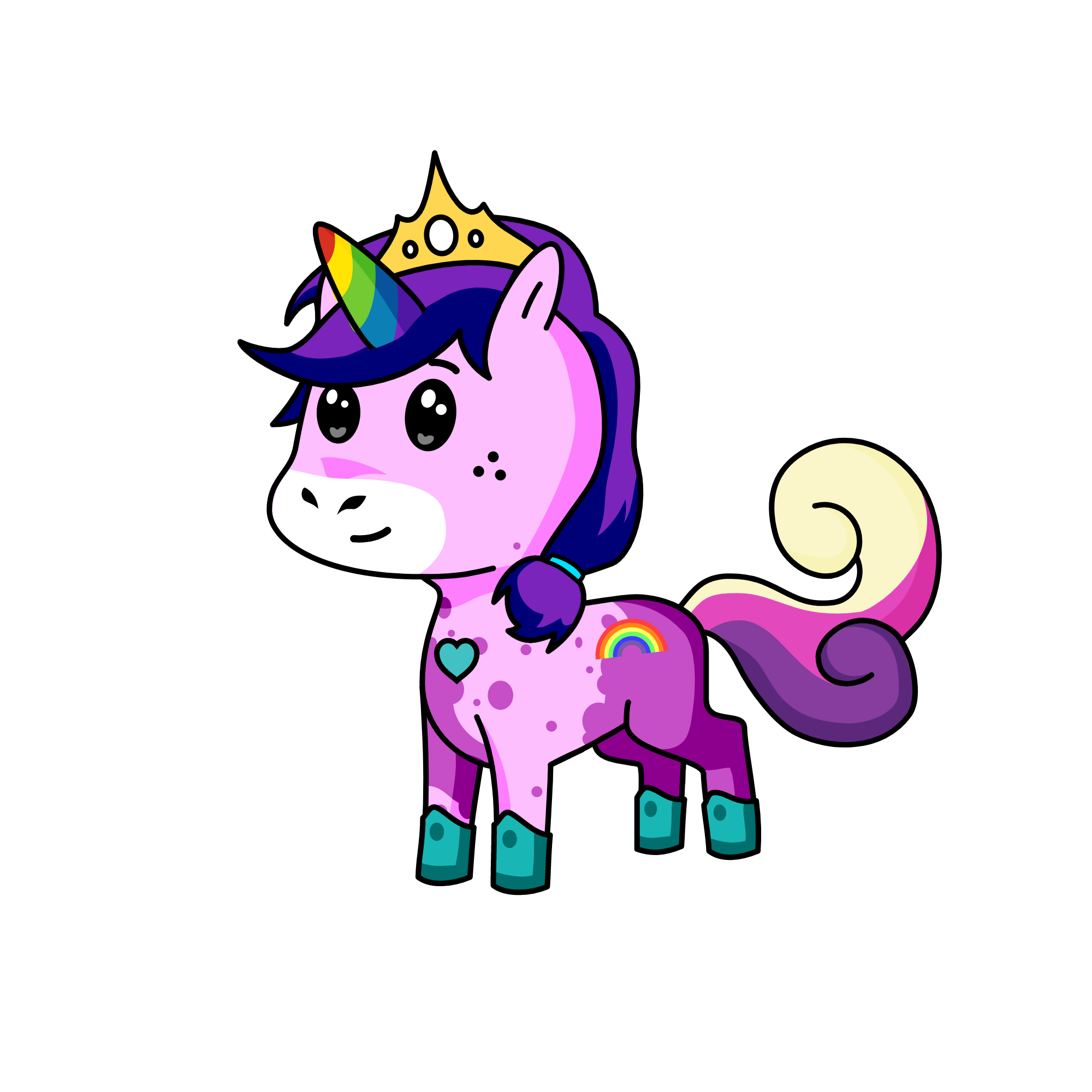 rainbow, the unicorn