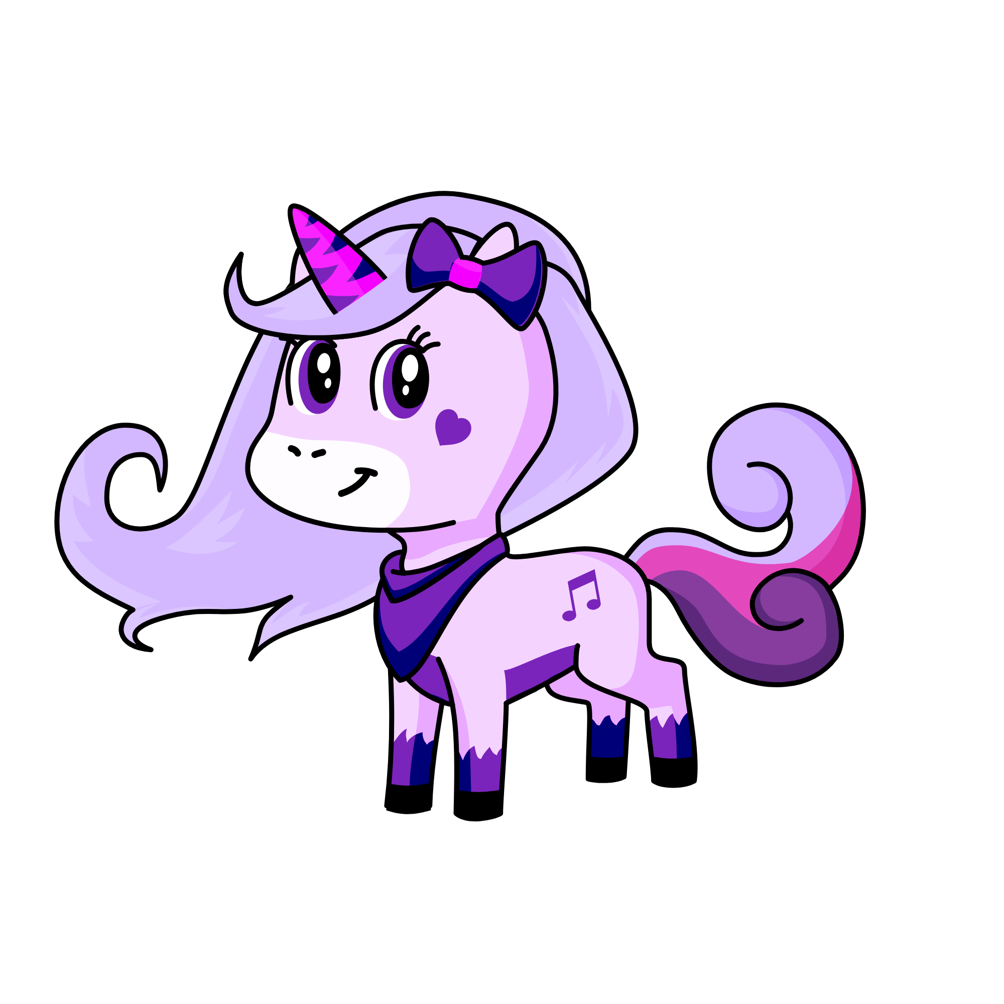 Luna, the unicorn