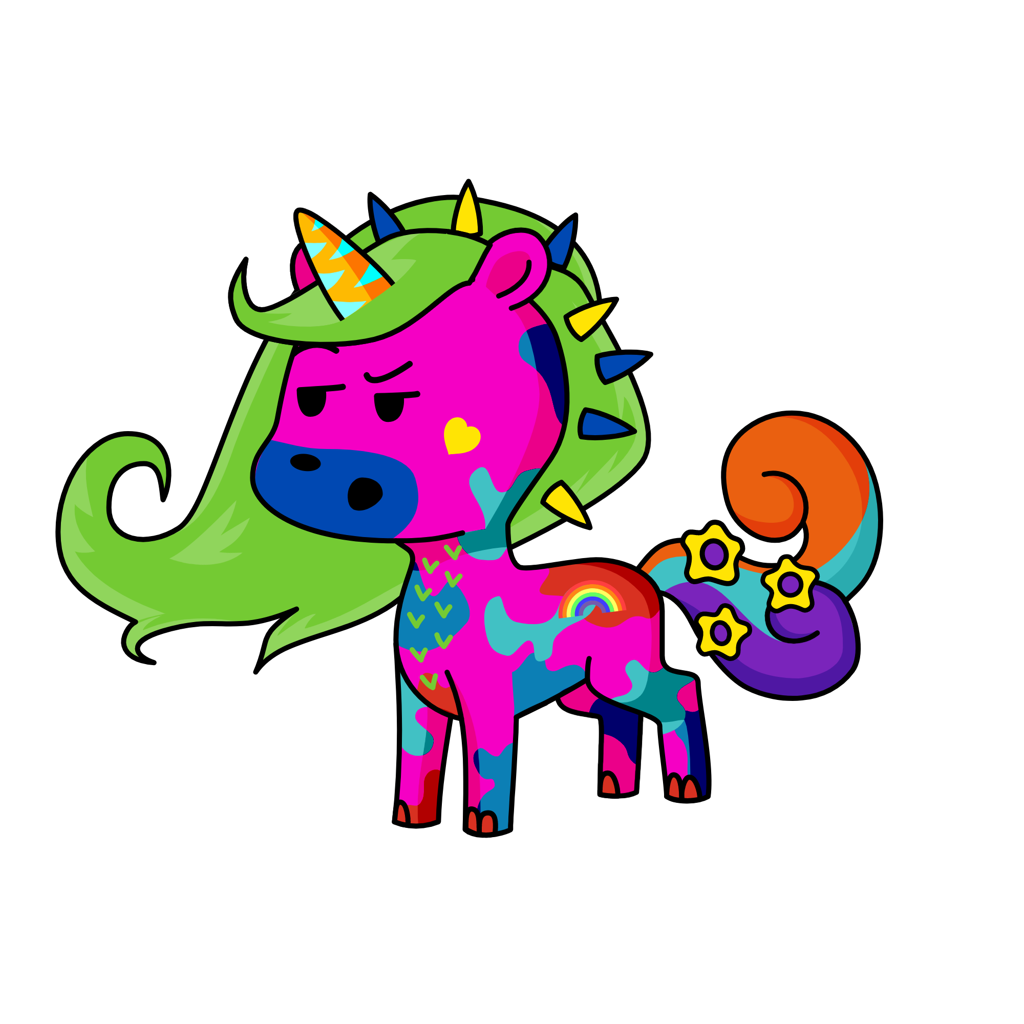 poopcile, the unicorn