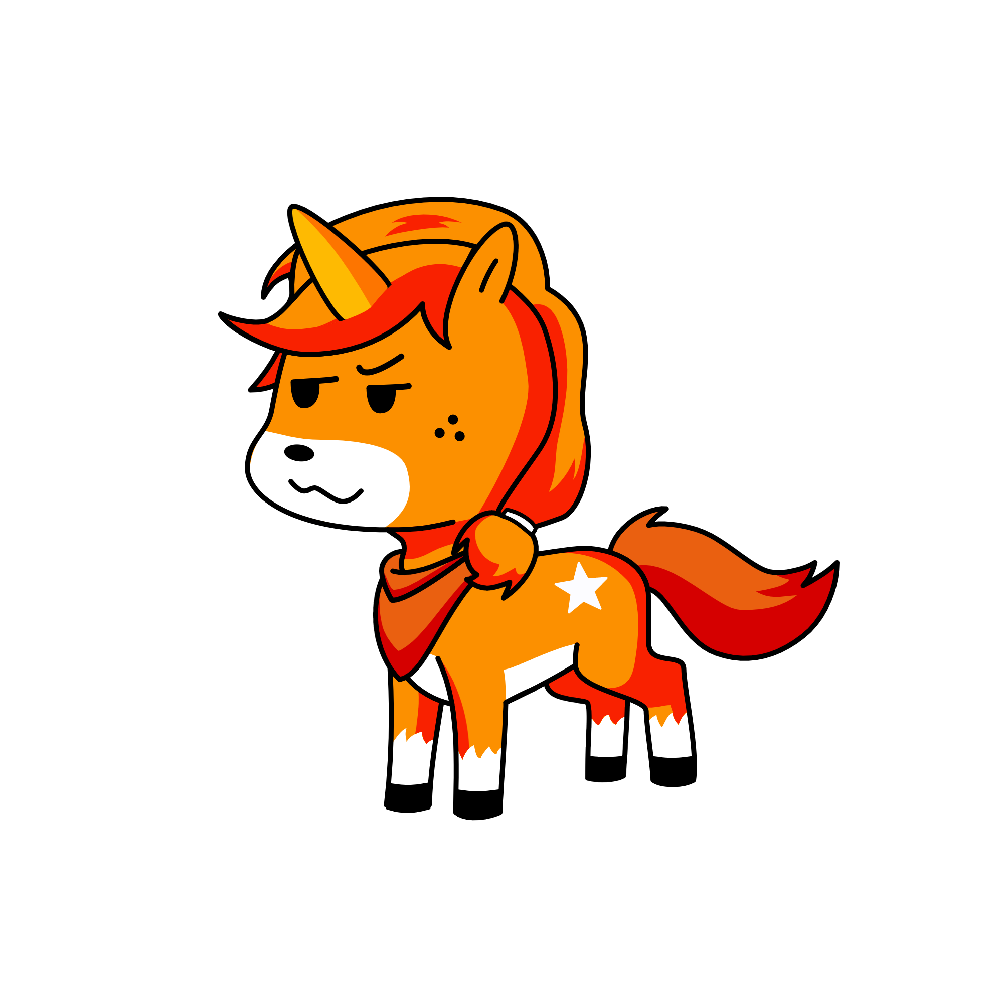 Foxy, the unicorn