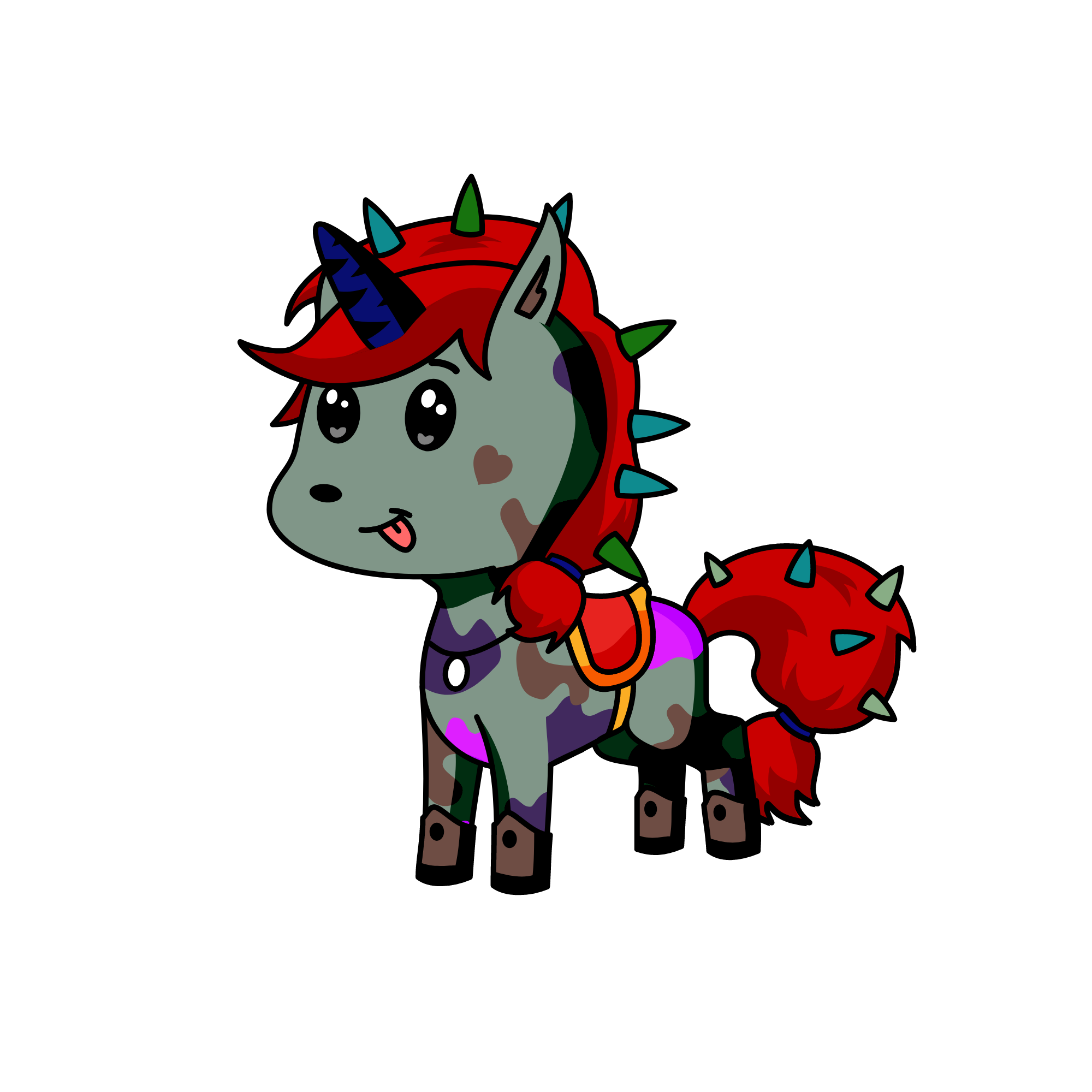 حصان العلا, the unicorn