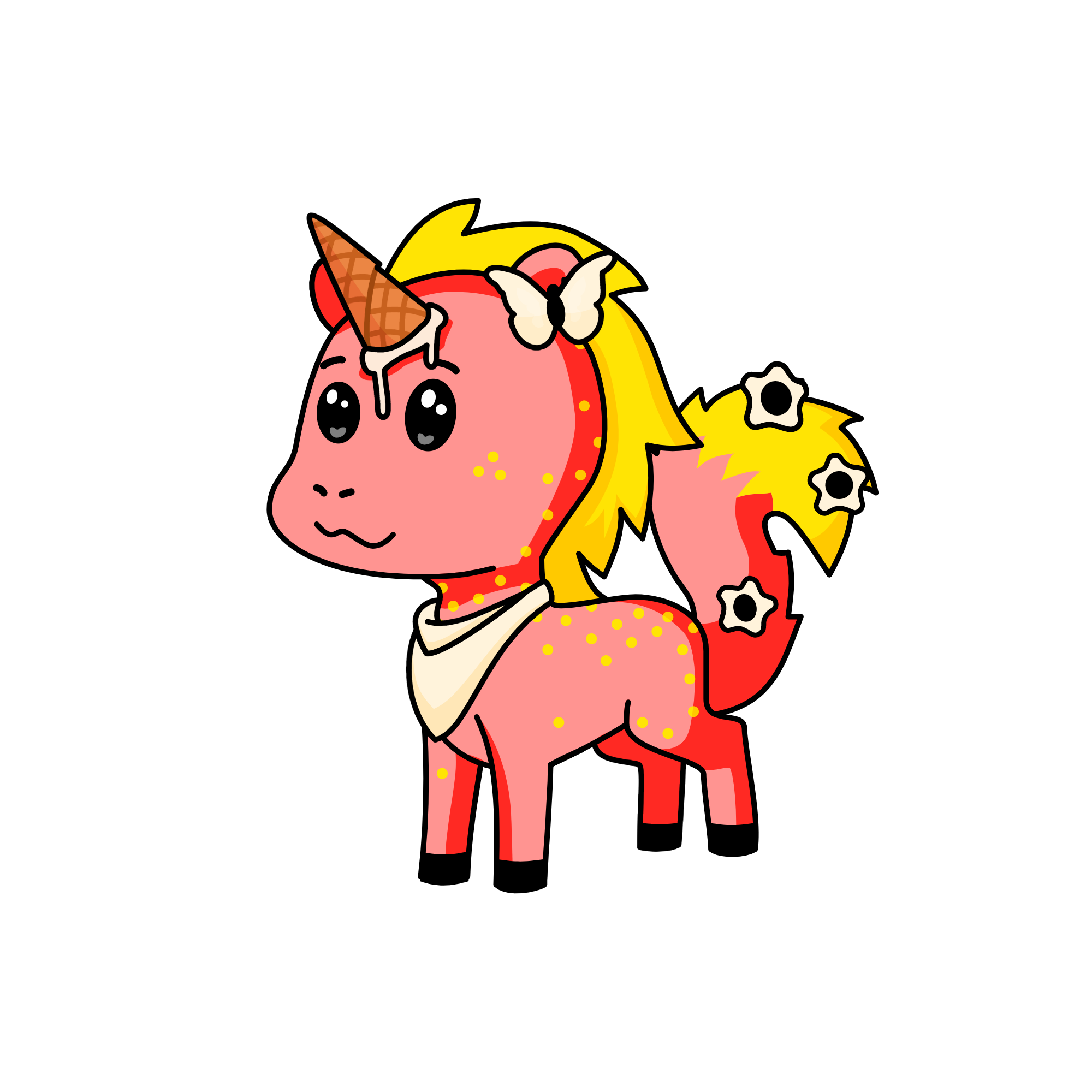 VanillaRoseGold, the unicorn