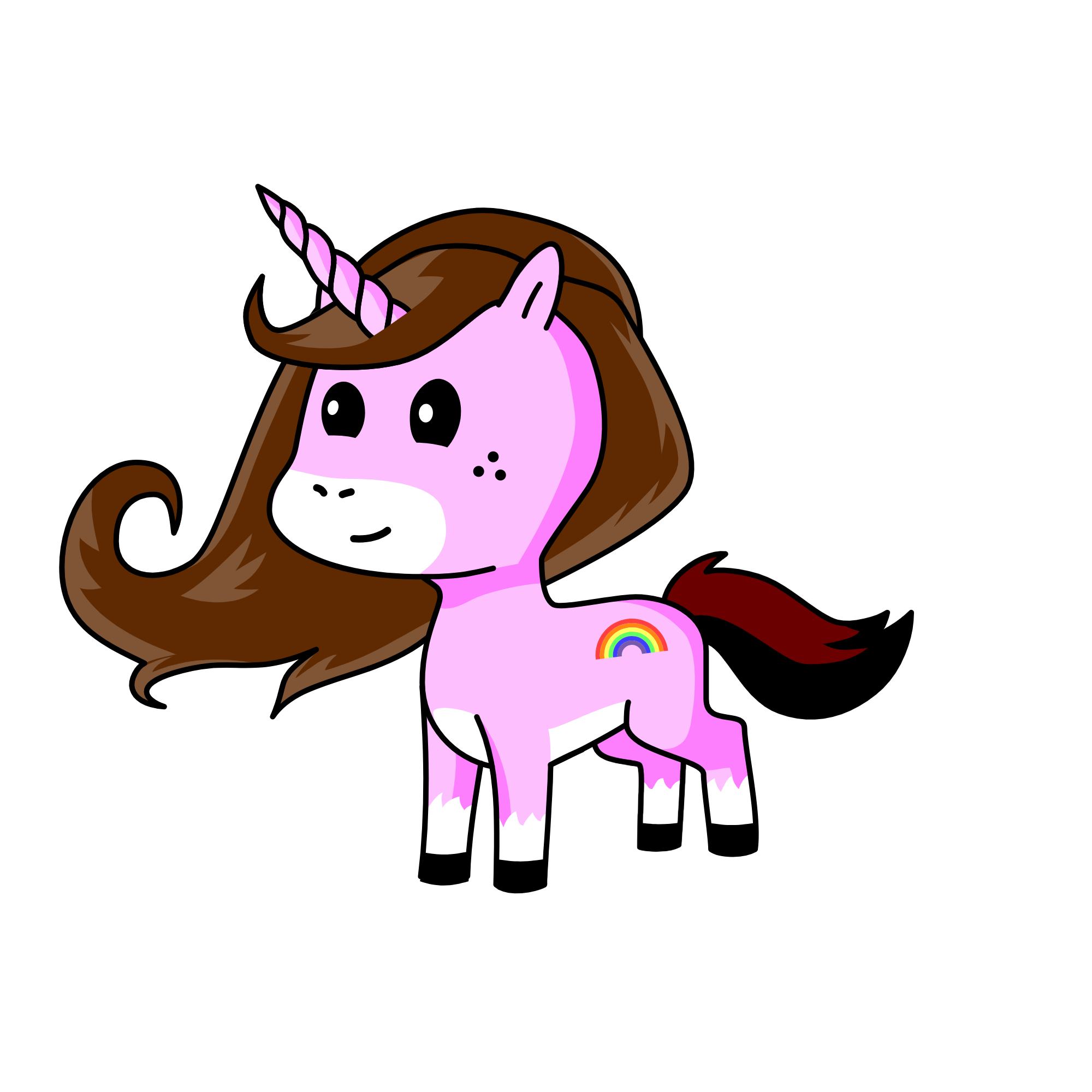 Pinky, the unicorn