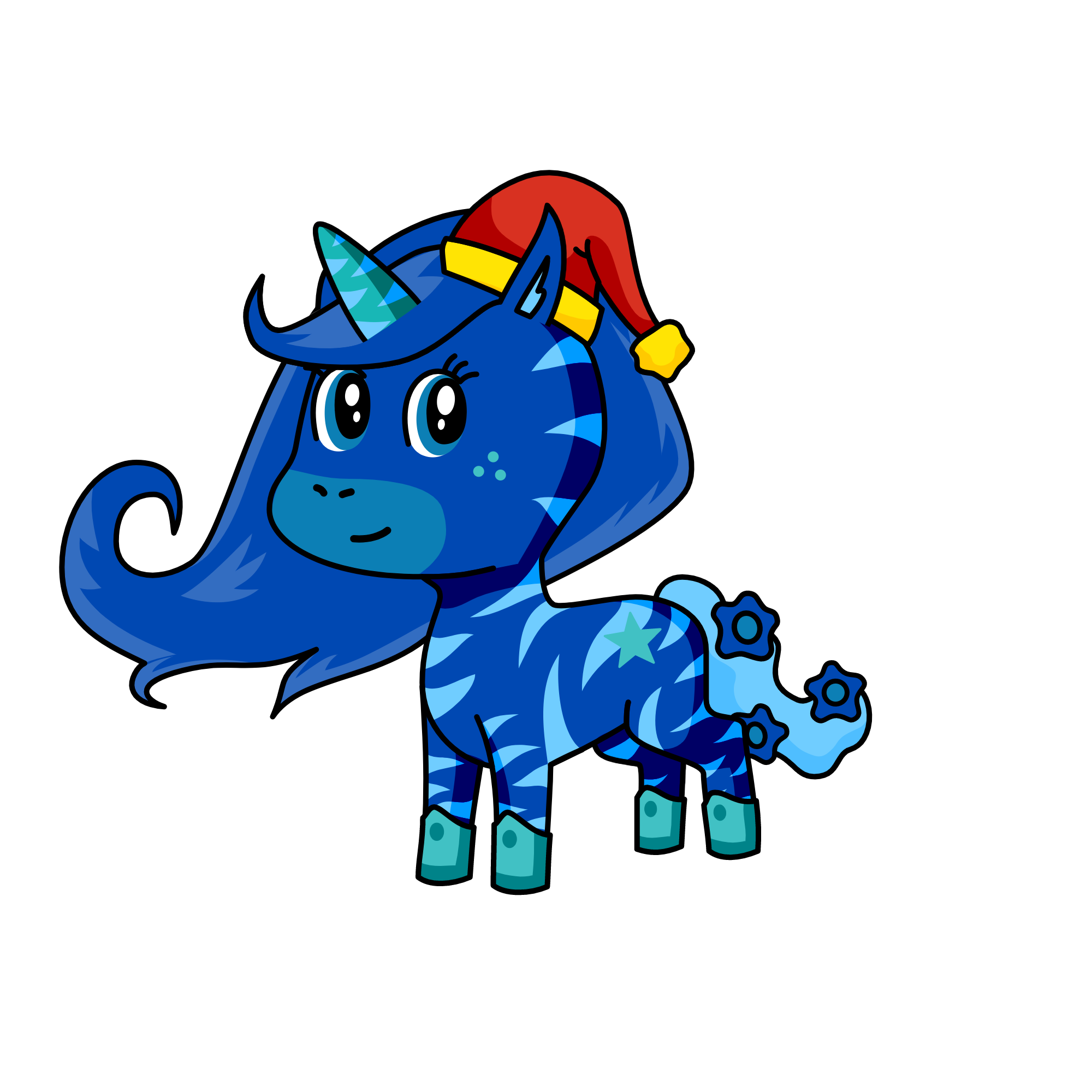 Merry Christmas , the unicorn
