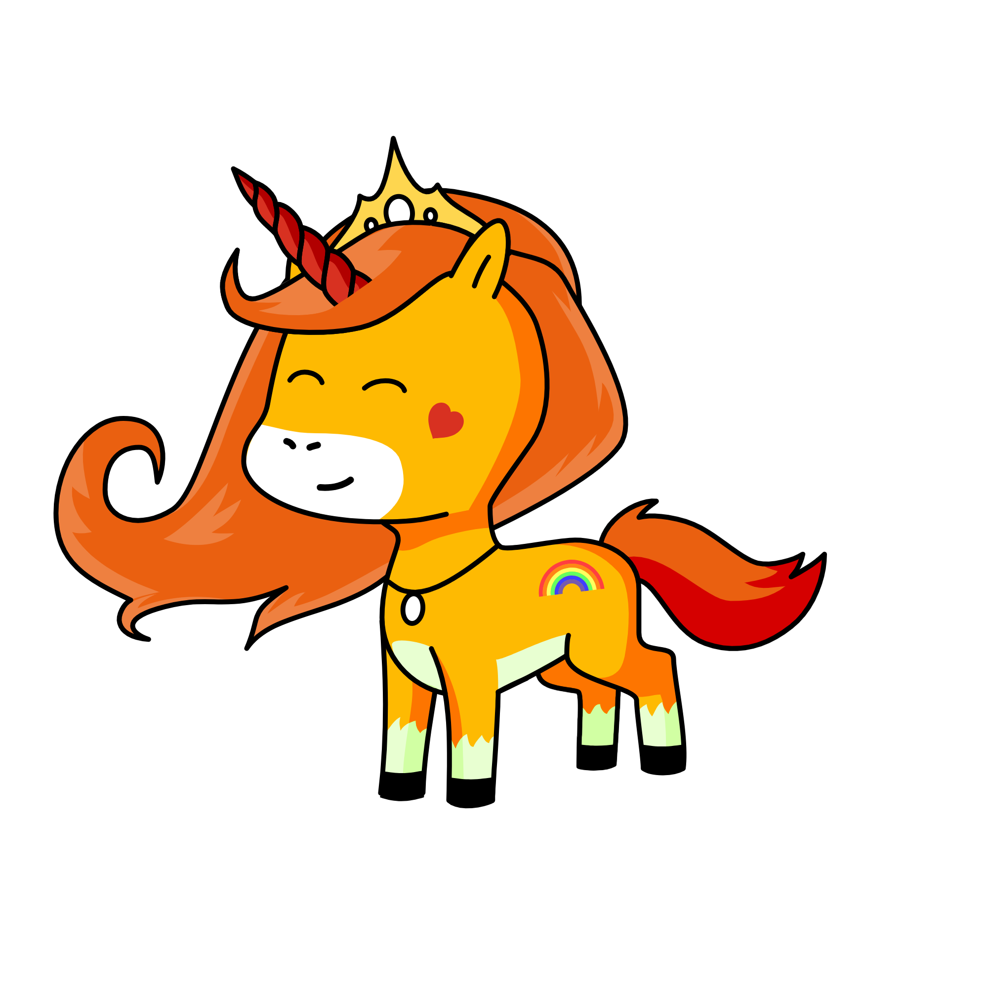 KRALİÇE, the unicorn