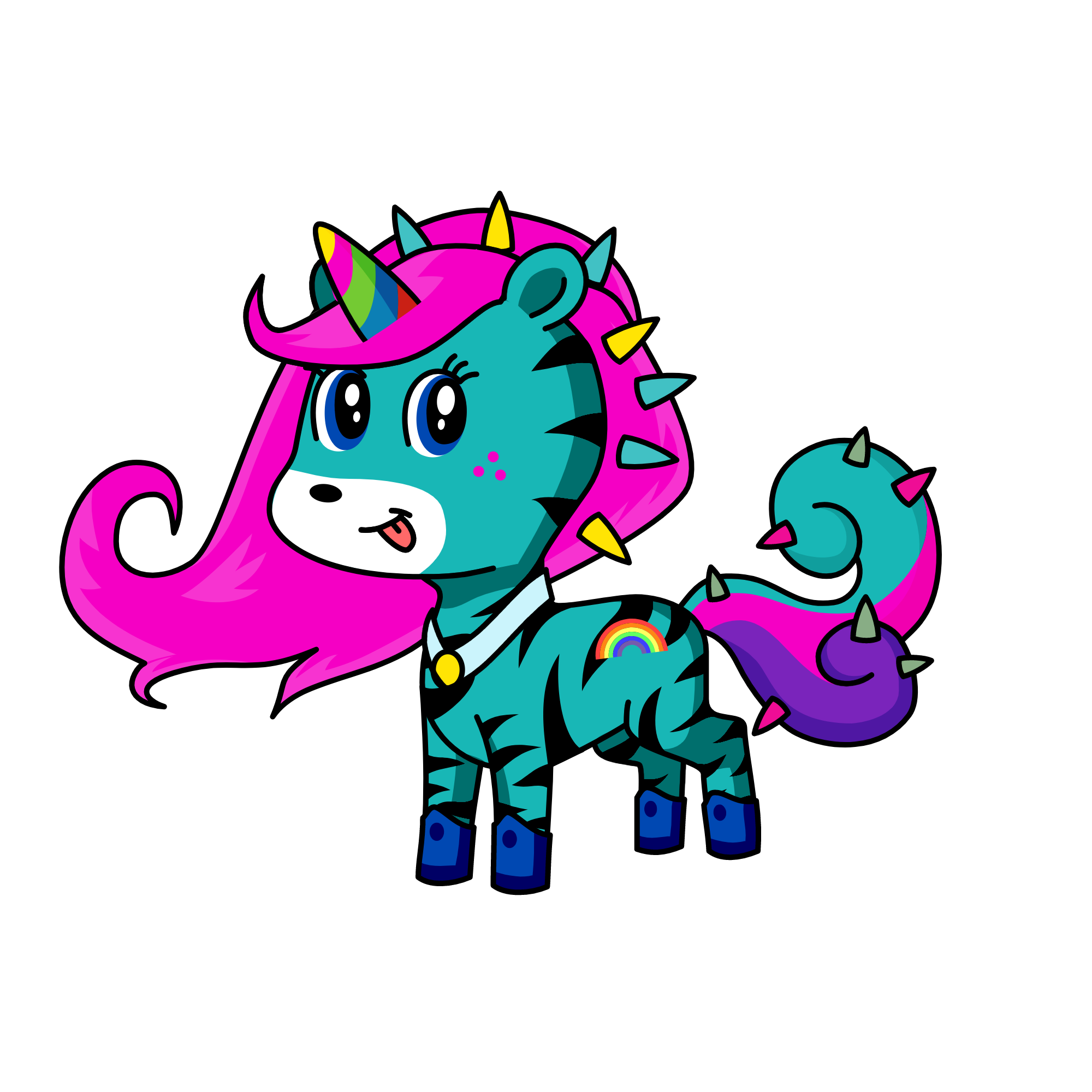 princess Apple white # 2020, the unicorn