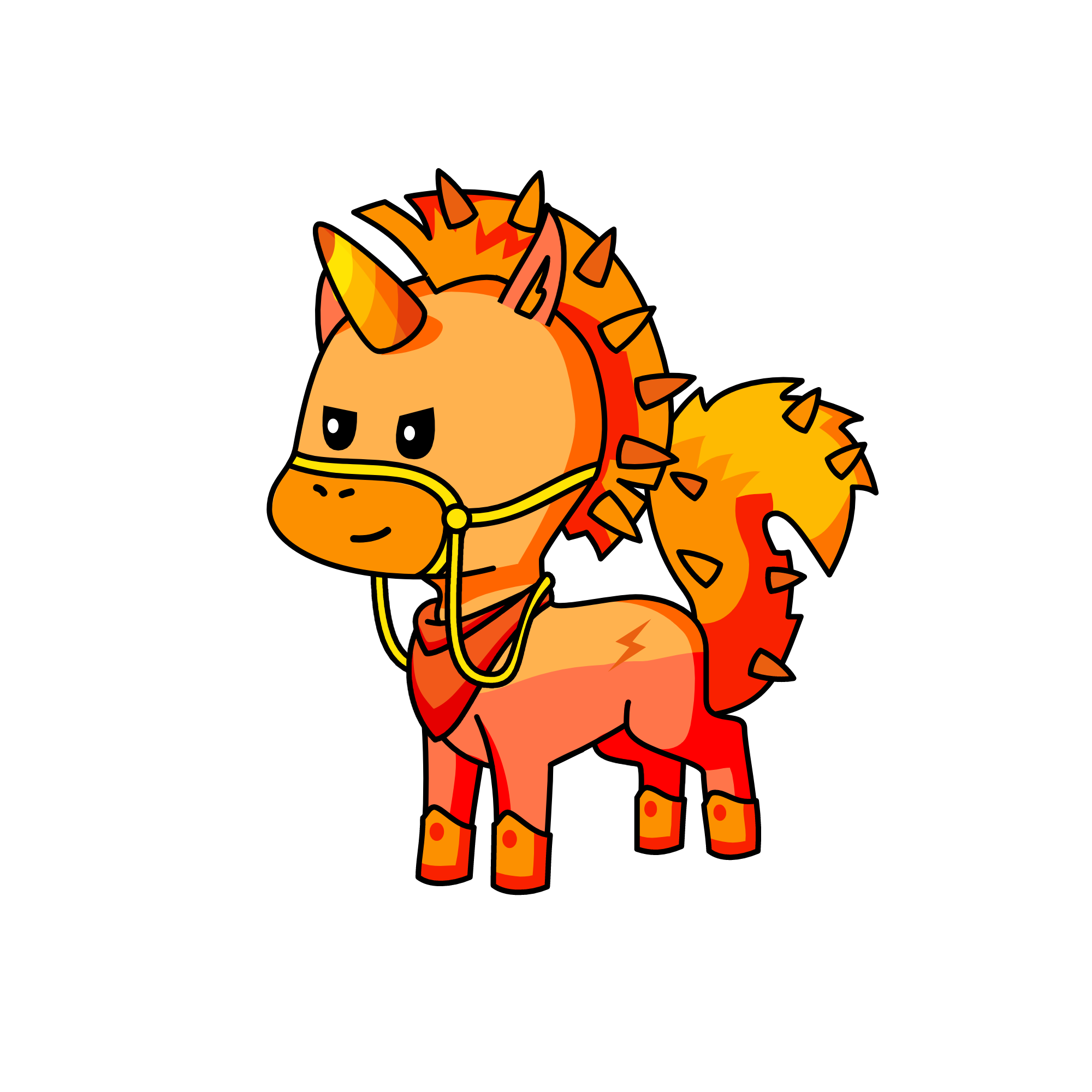fire boy, the unicorn