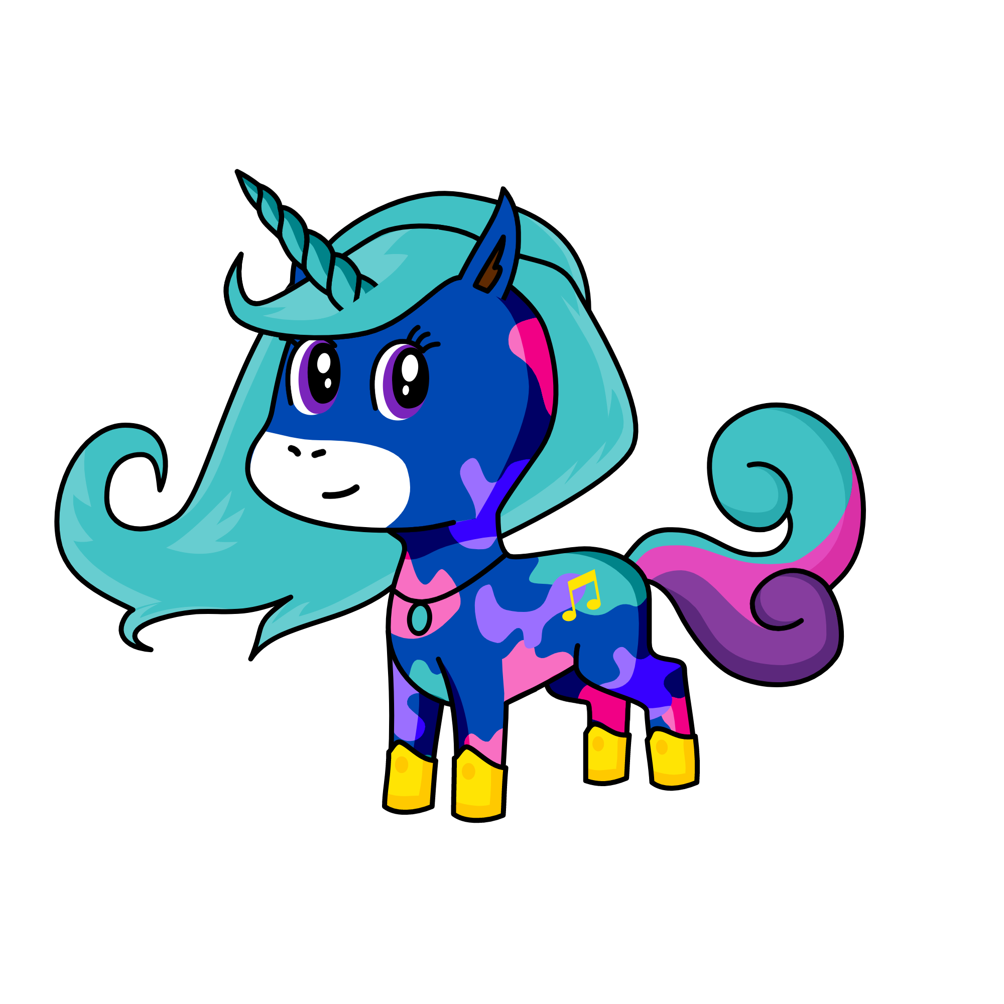 Flash, the unicorn