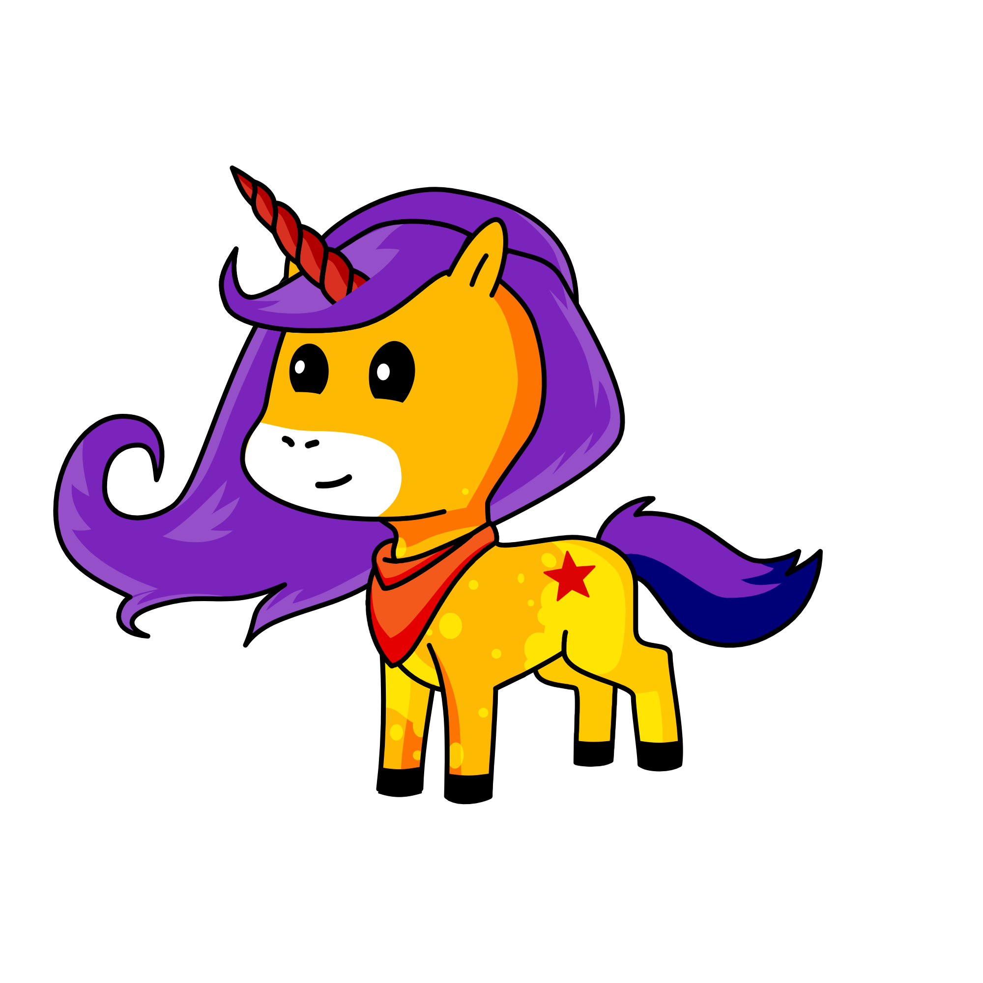 Lava , the unicorn