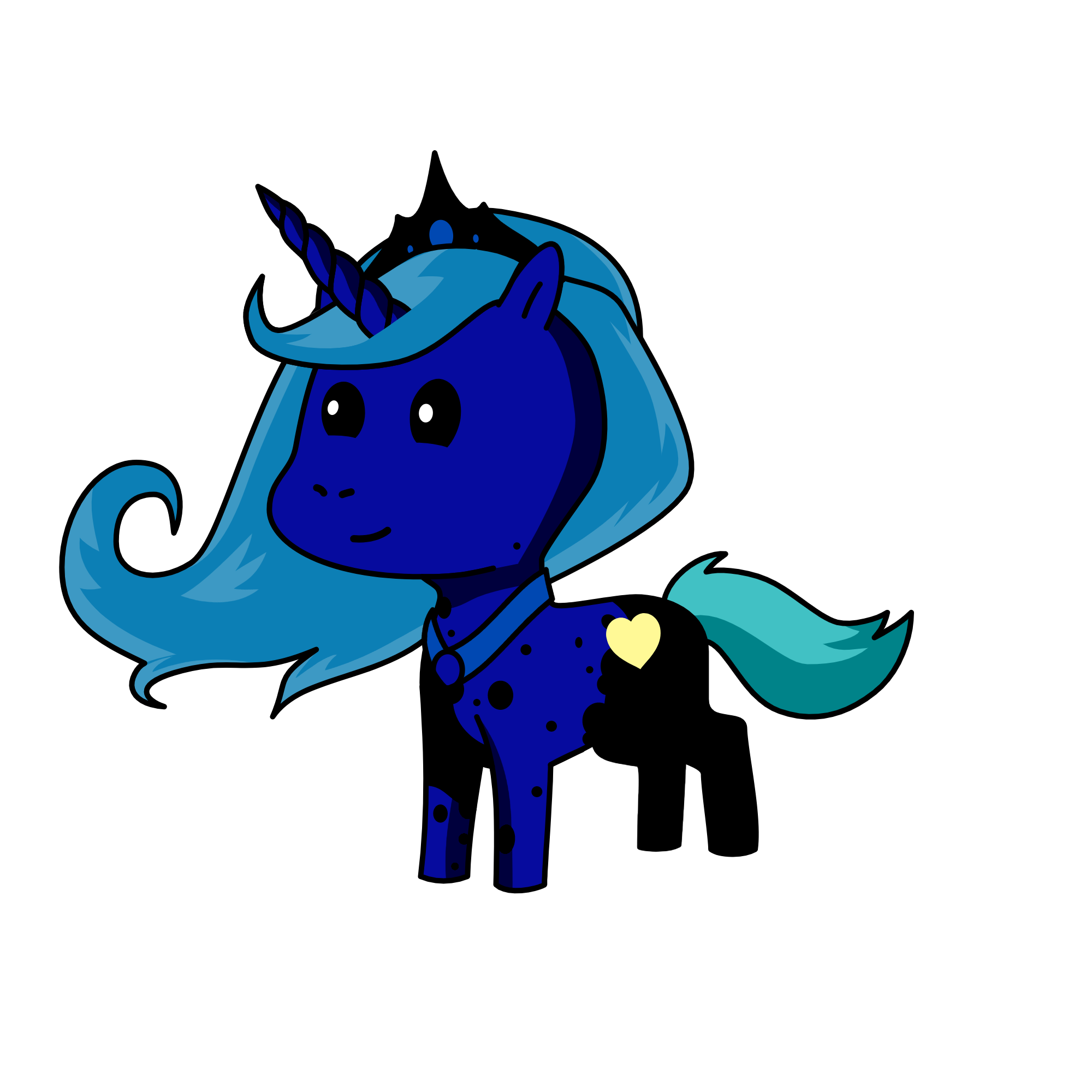 луна, the unicorn