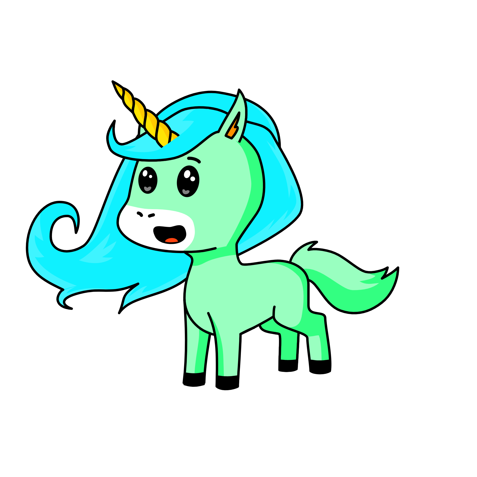 rose, the unicorn