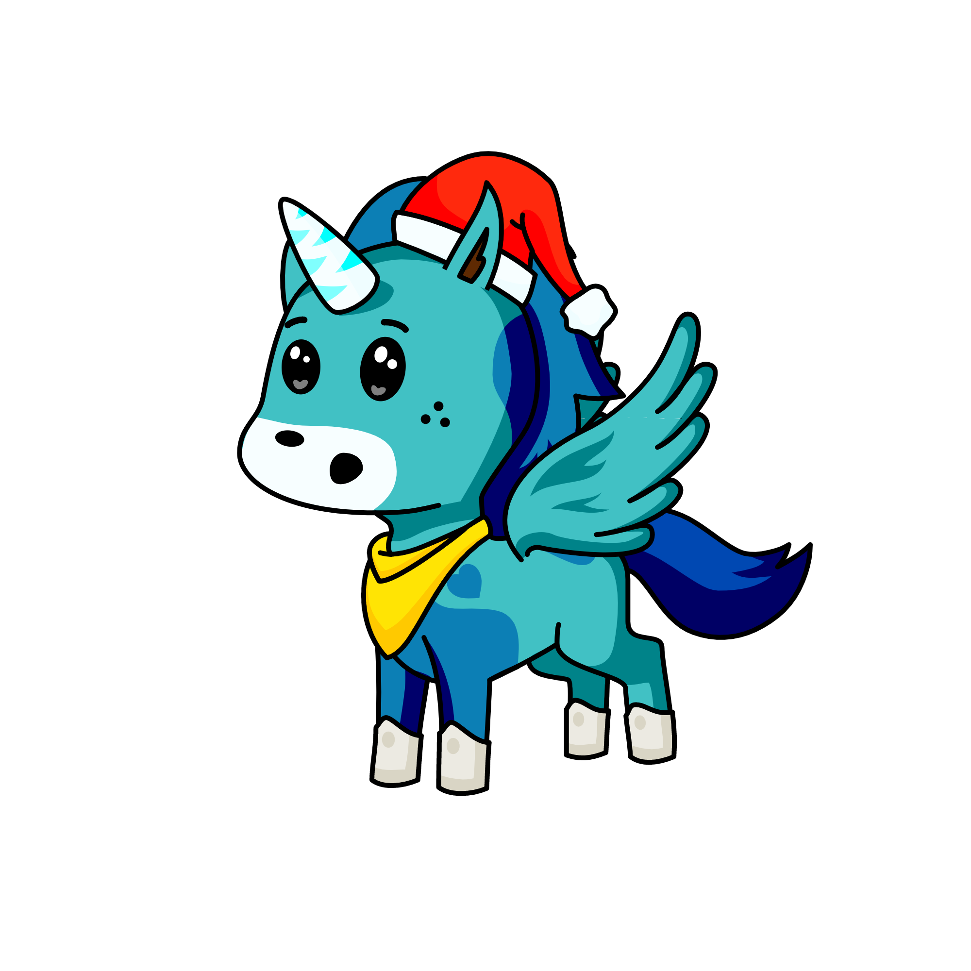 Mr. Amazed, the unicorn