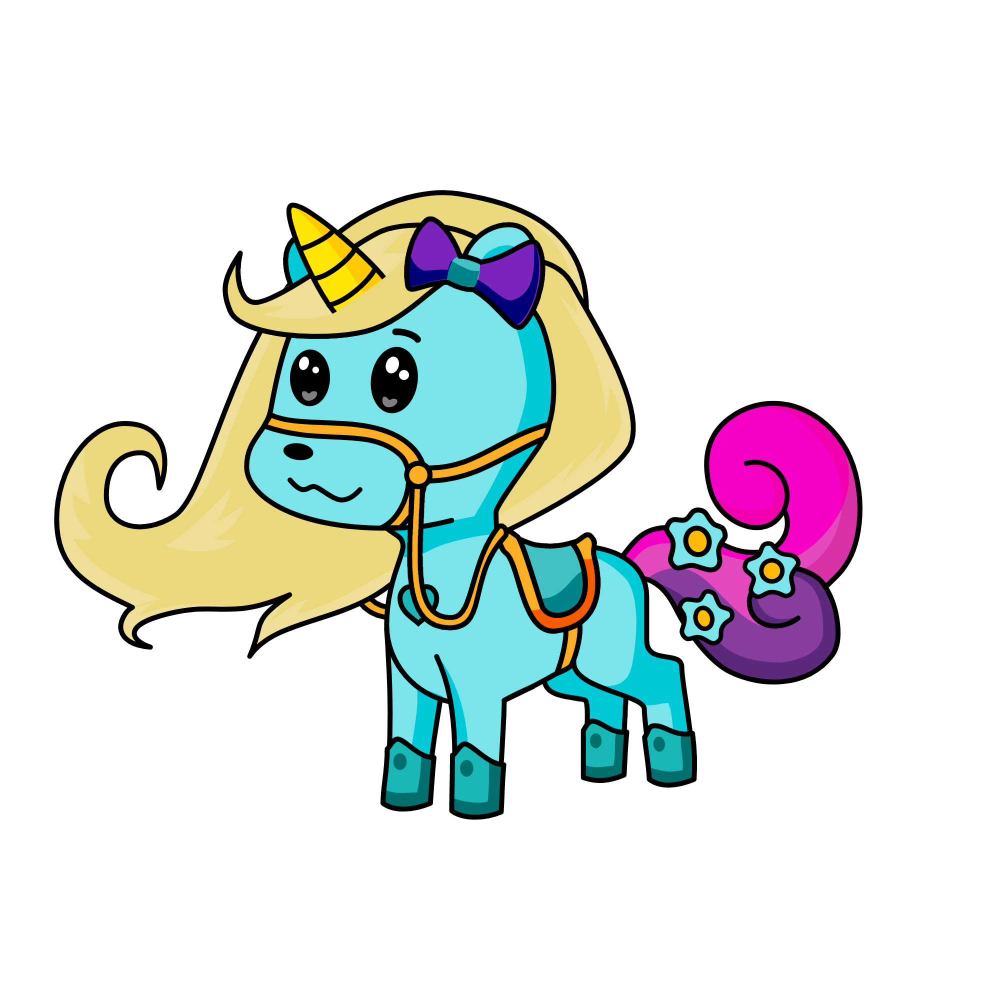 Buttercup, the unicorn