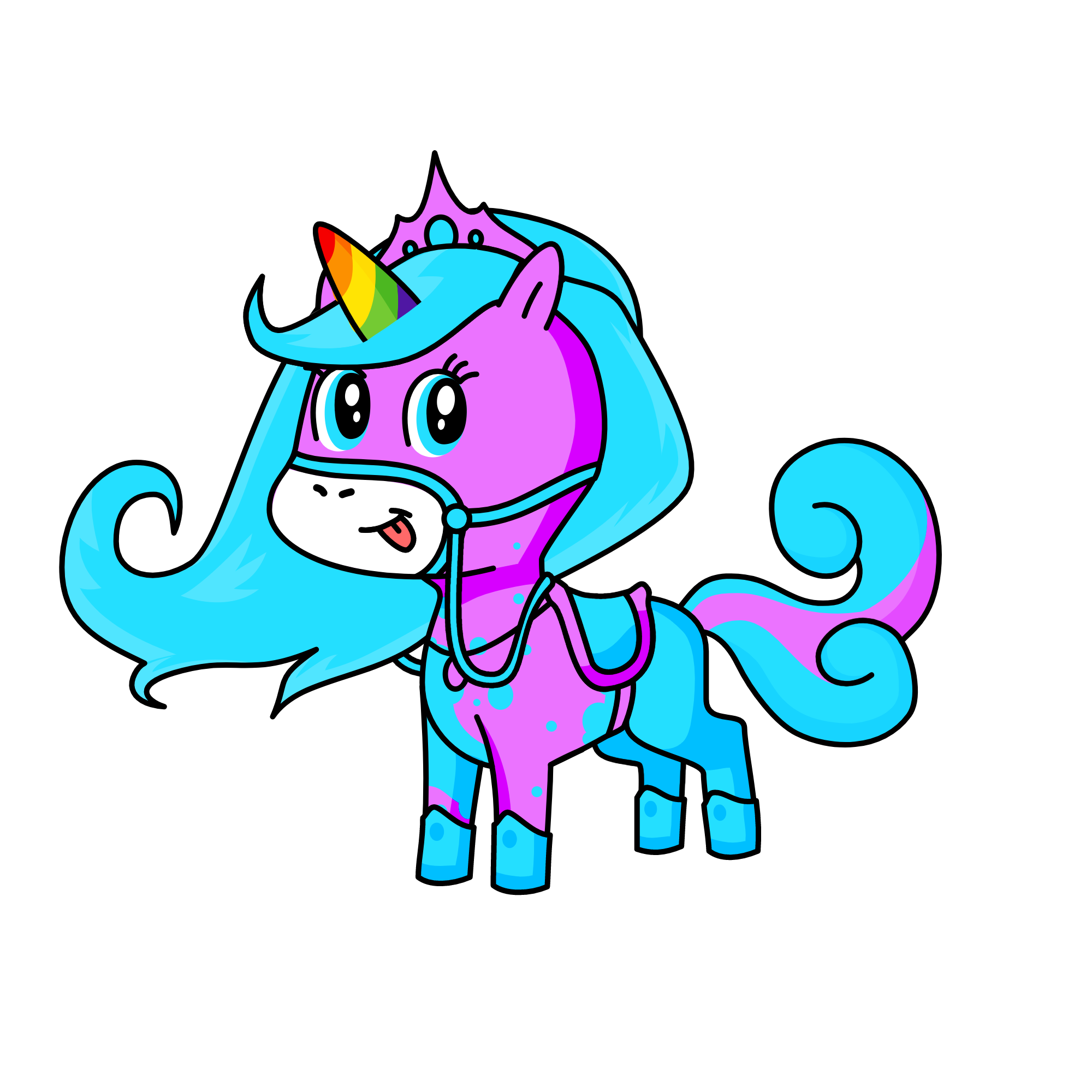 Princess Cotton Candy, the unicorn
