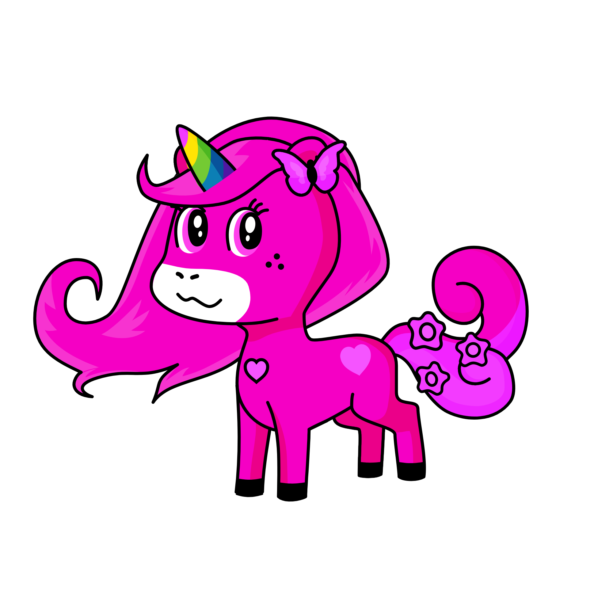pinky, the unicorn