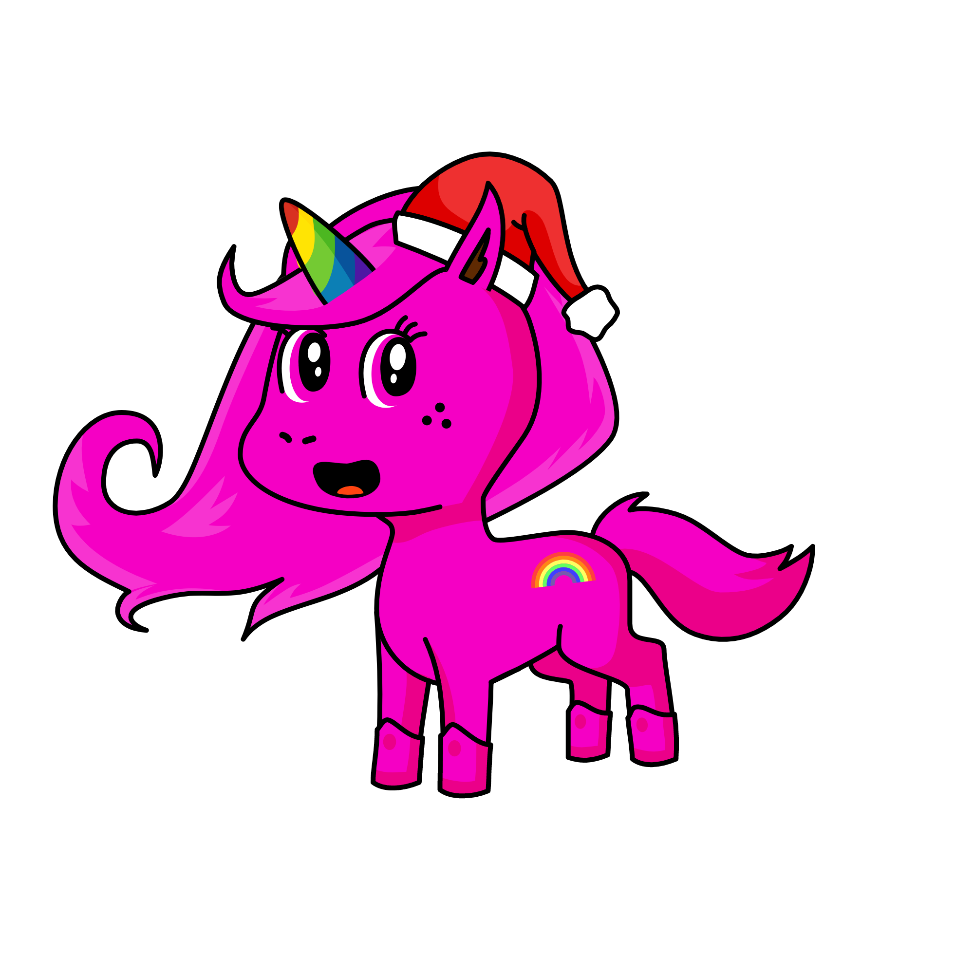 Pinky, the unicorn