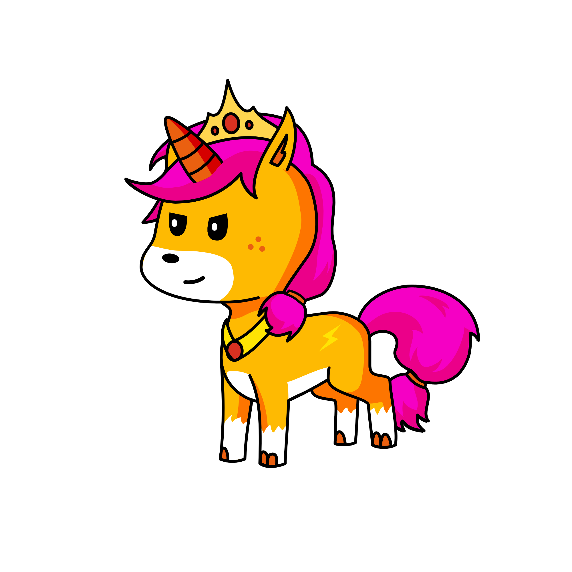 Ember, the unicorn