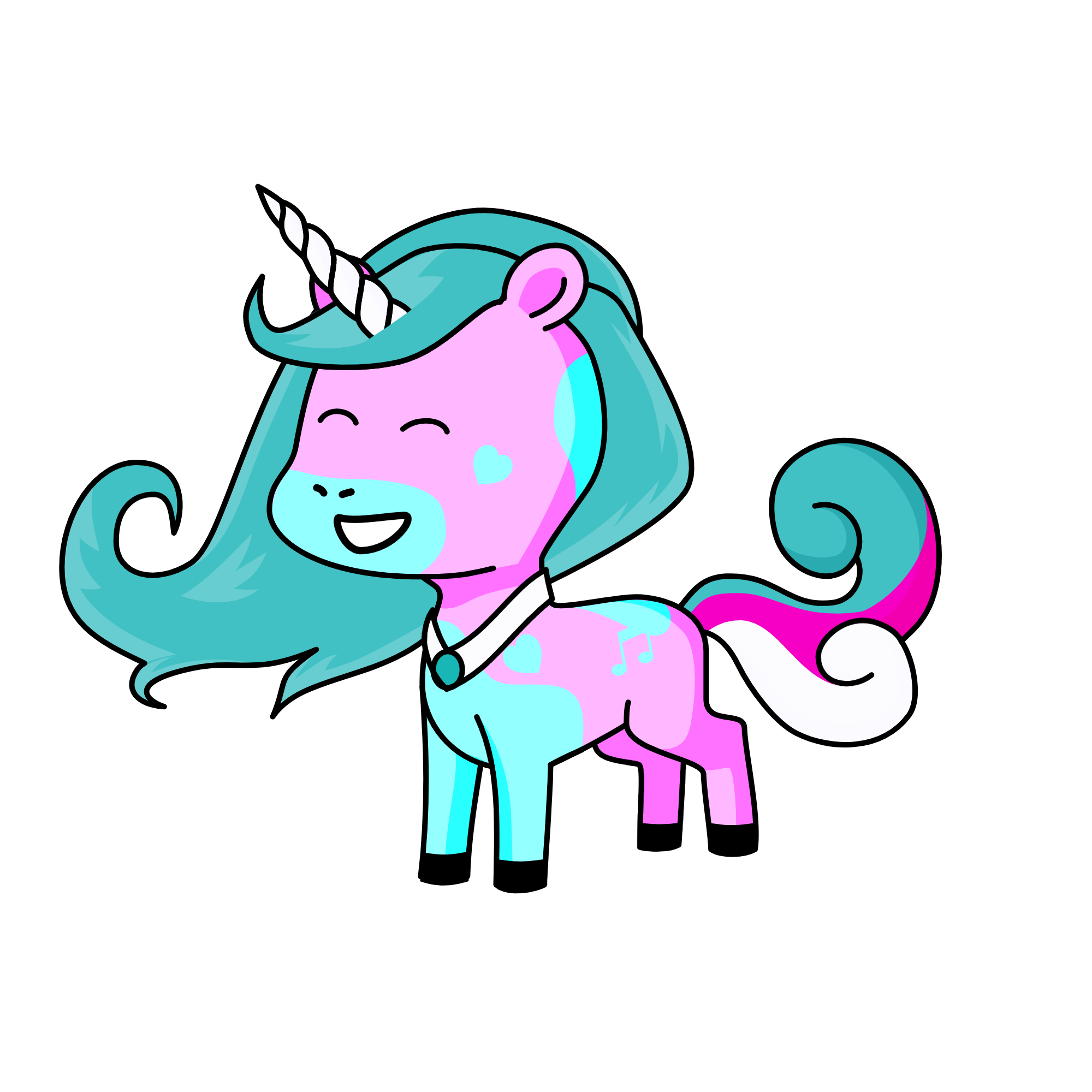 Candy, the unicorn
