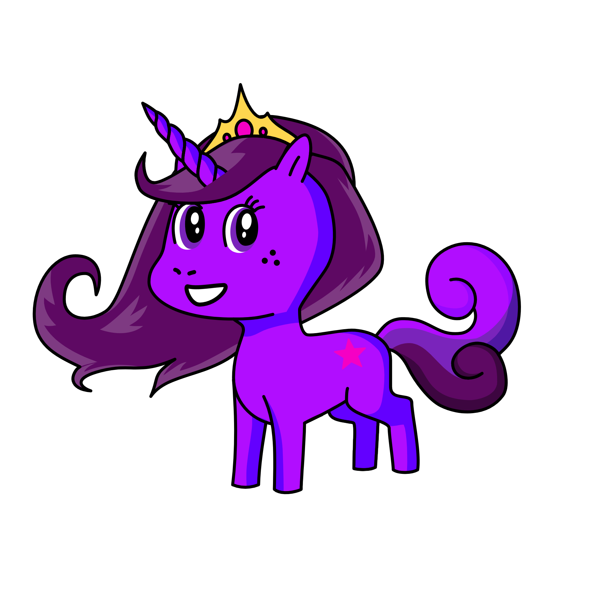 Twilight sparkle, the unicorn