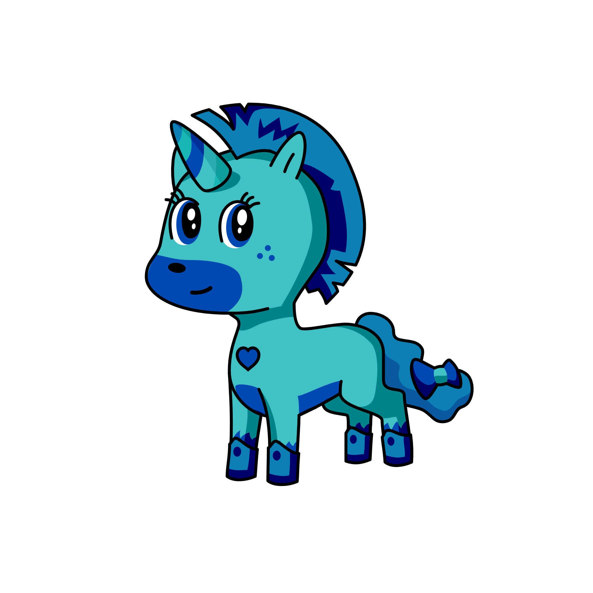 winter, the unicorn