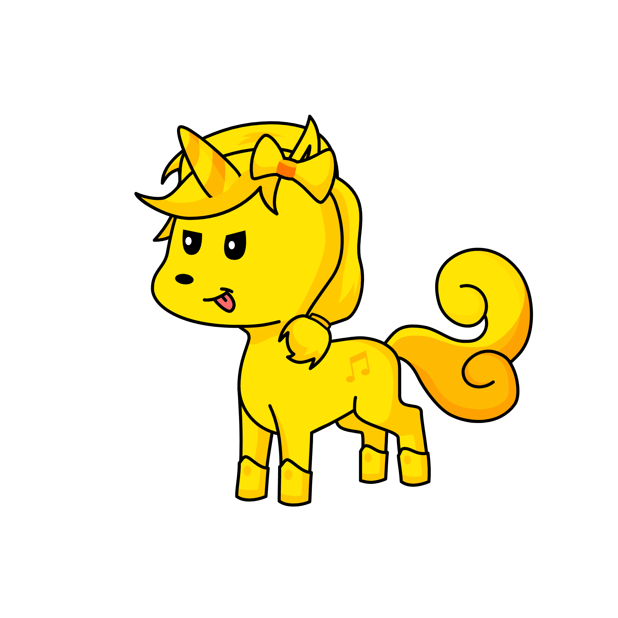 yellow this is yellow, the unicorn