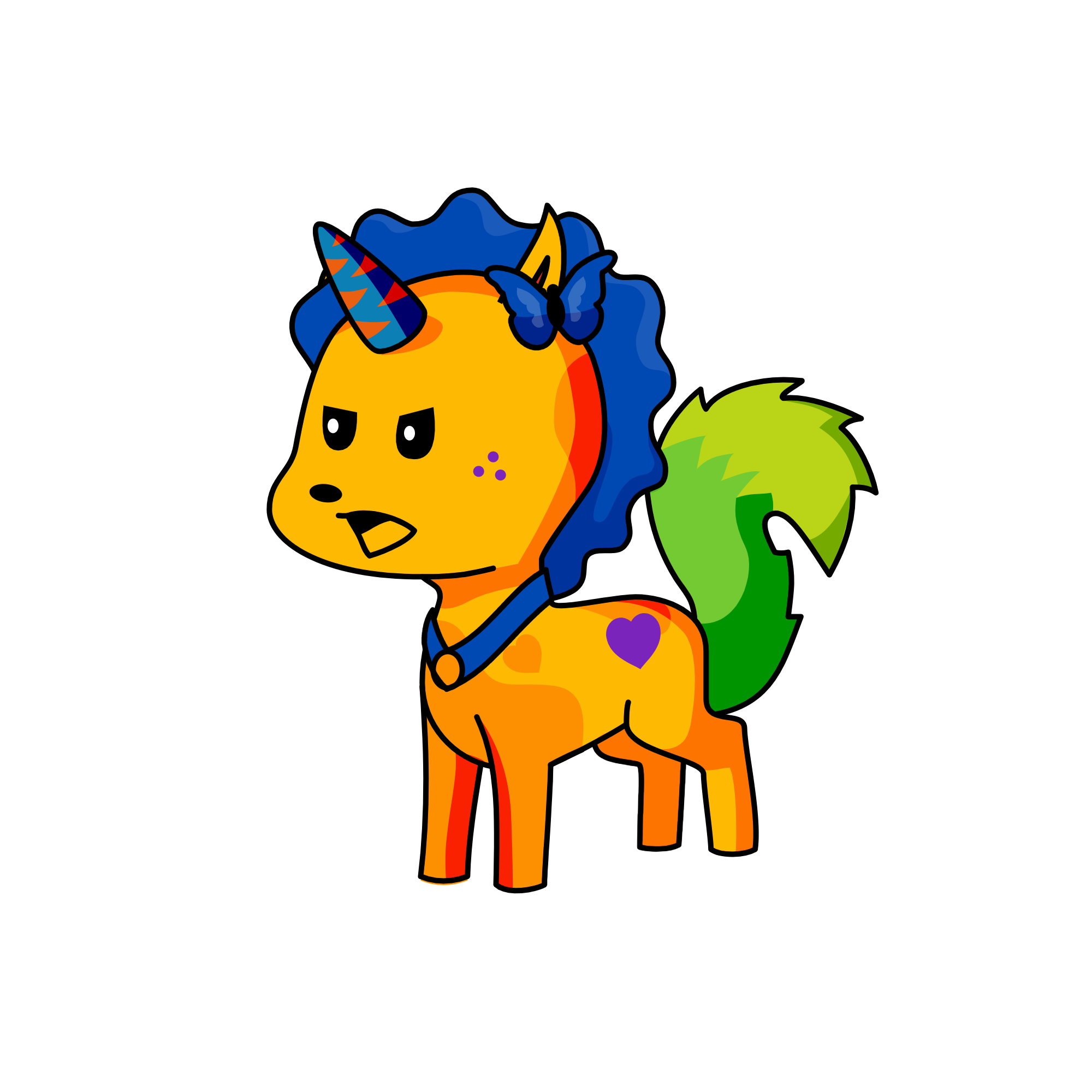 Silvesse, the unicorn