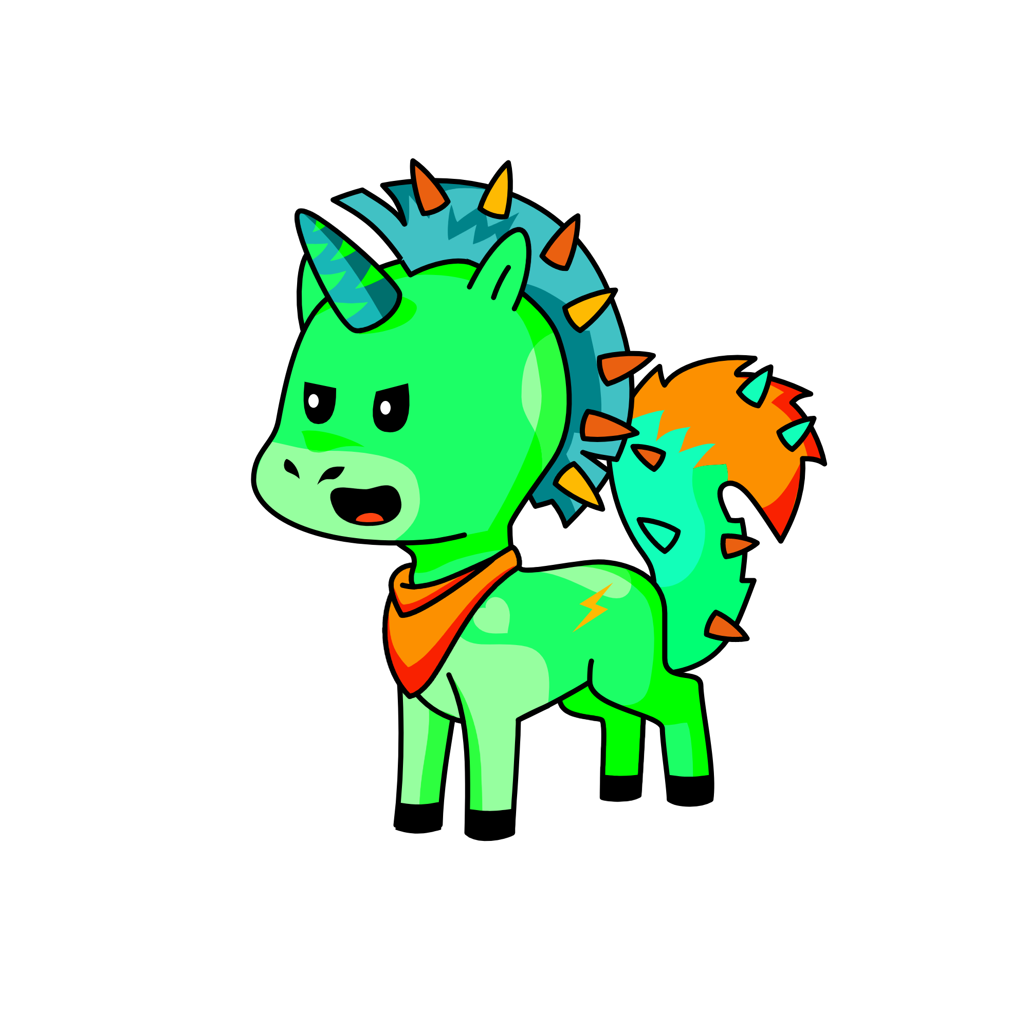 punk, the unicorn