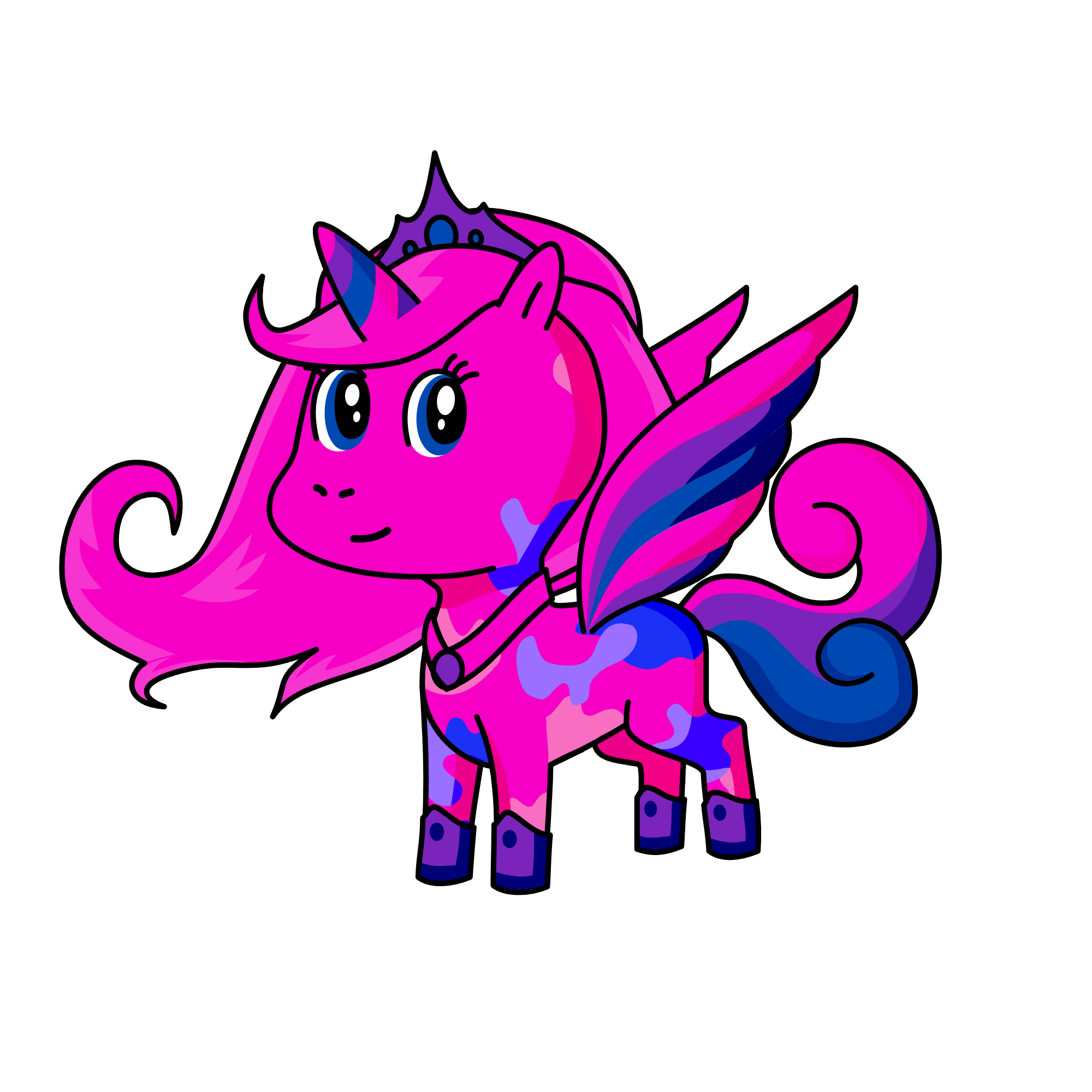 pinki, the unicorn