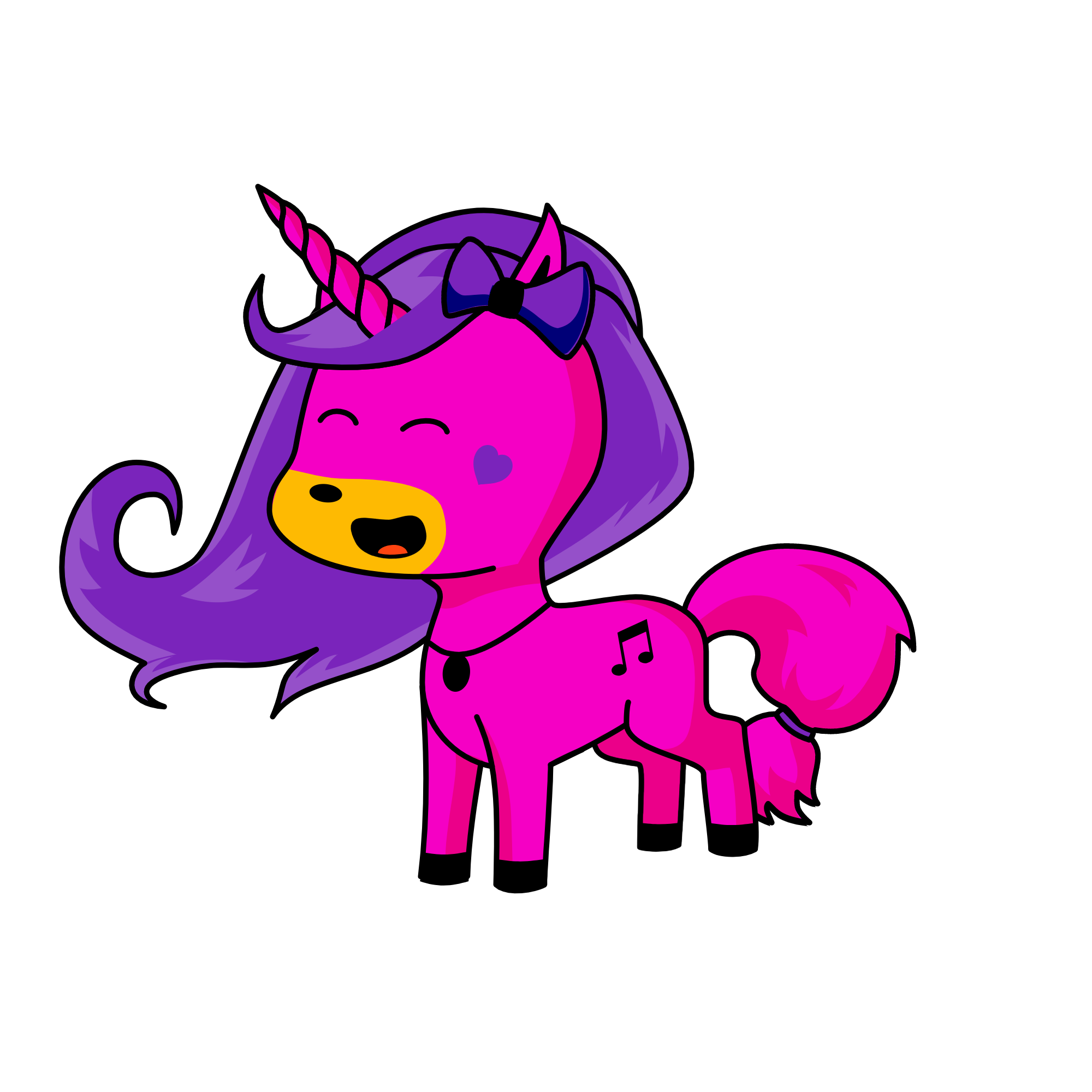 moonlight singer, the unicorn