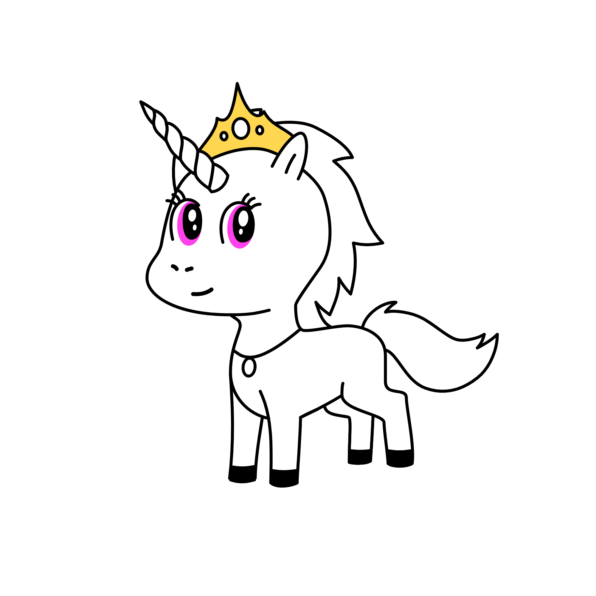 snow queen, the unicorn