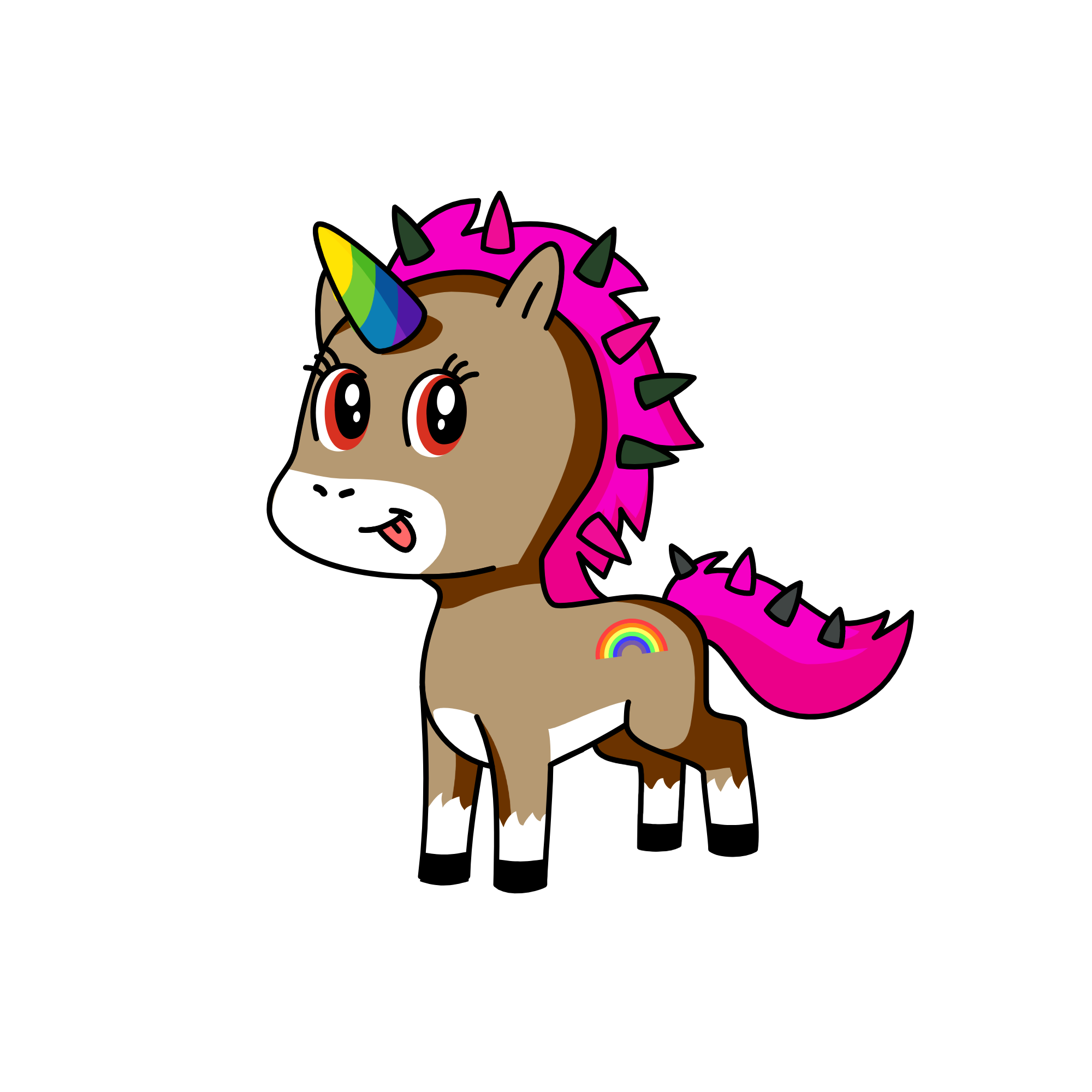 Микки, the unicorn