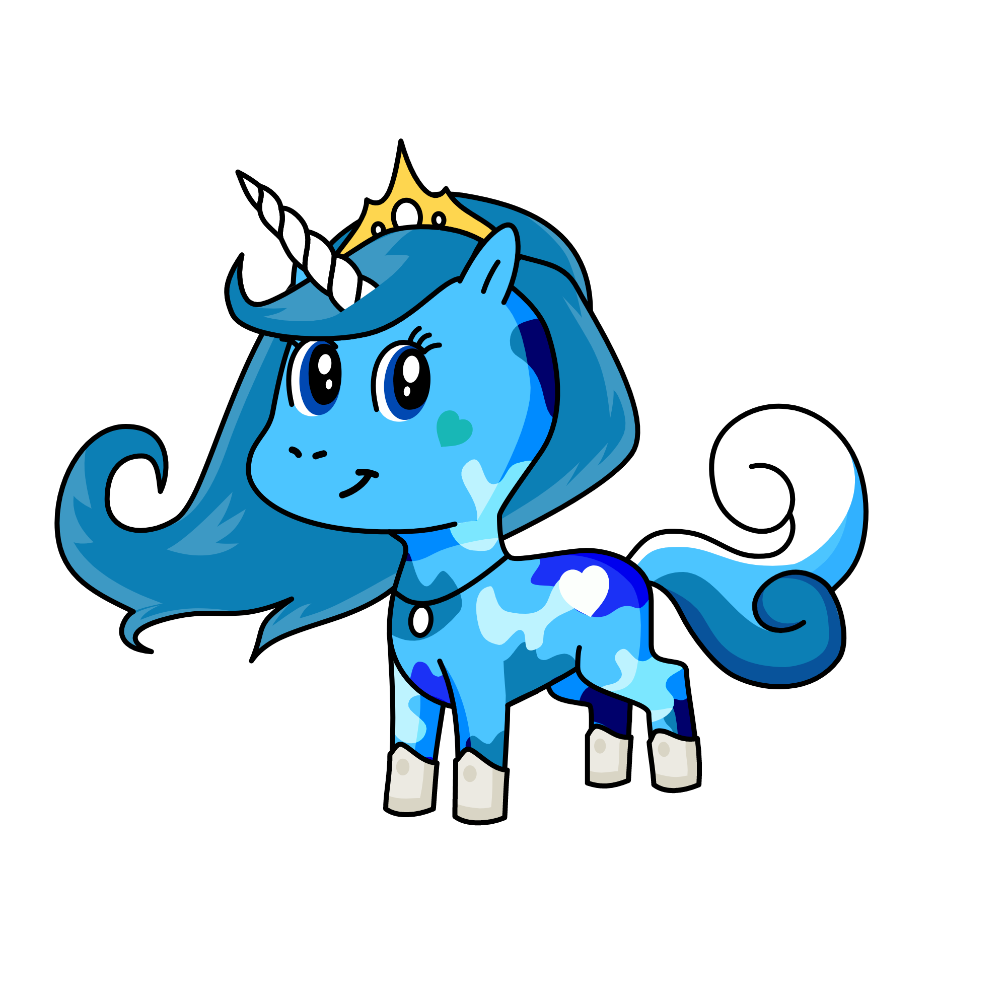 Queen of Ice, the unicorn