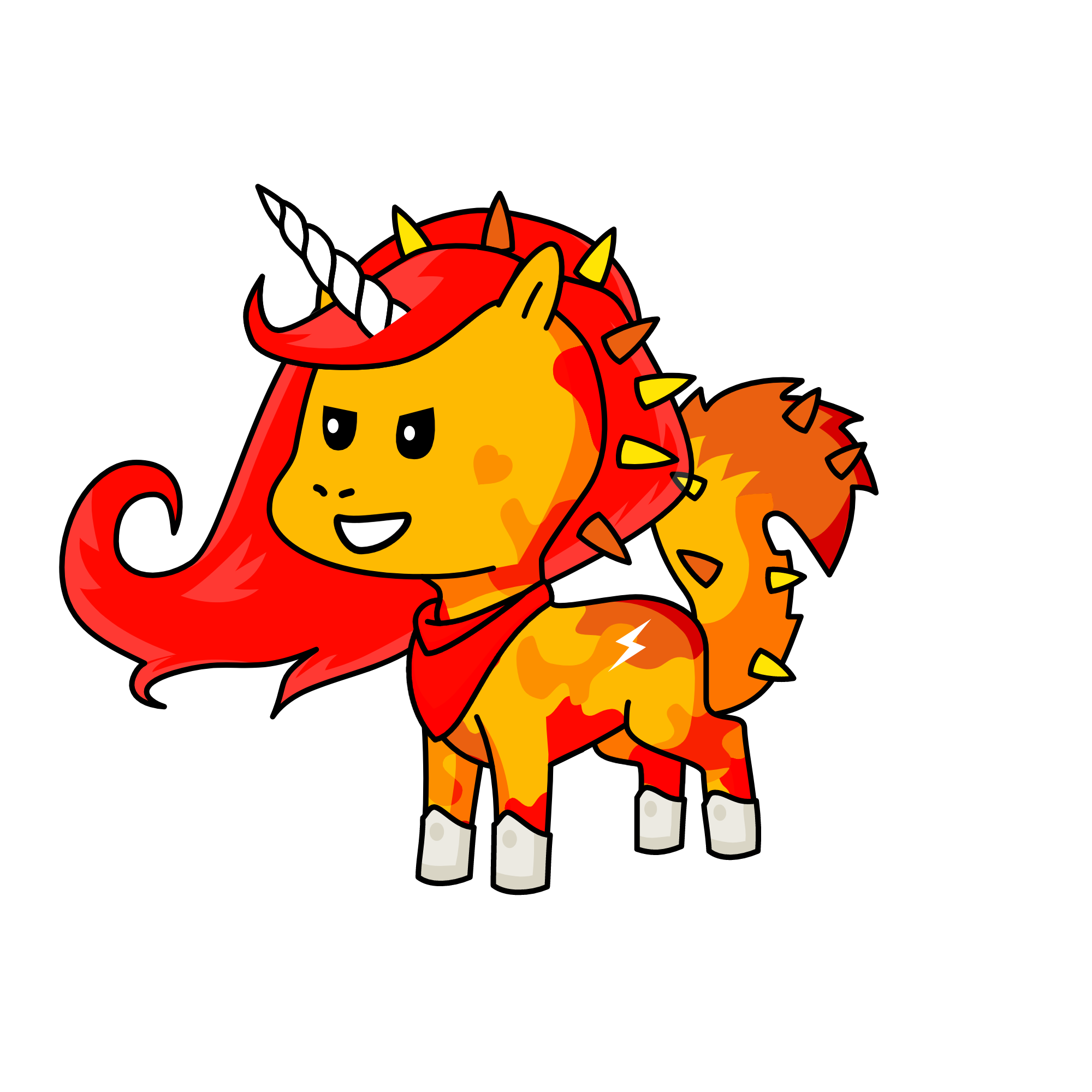 Fireball, the unicorn