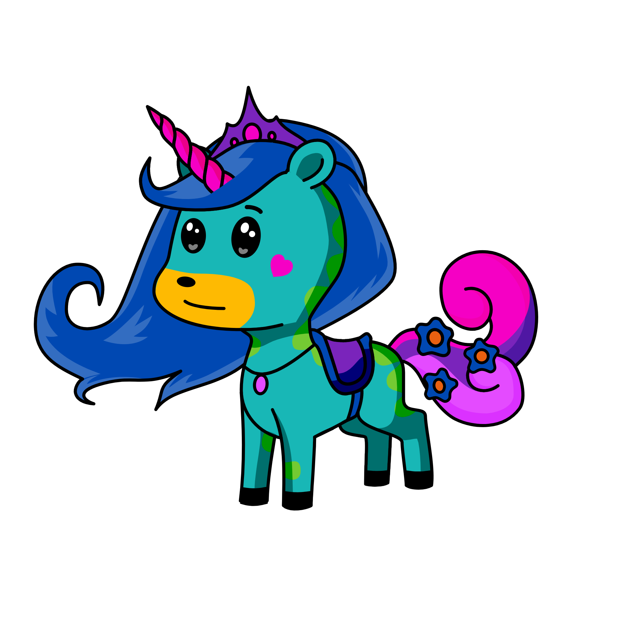 moon, the unicorn