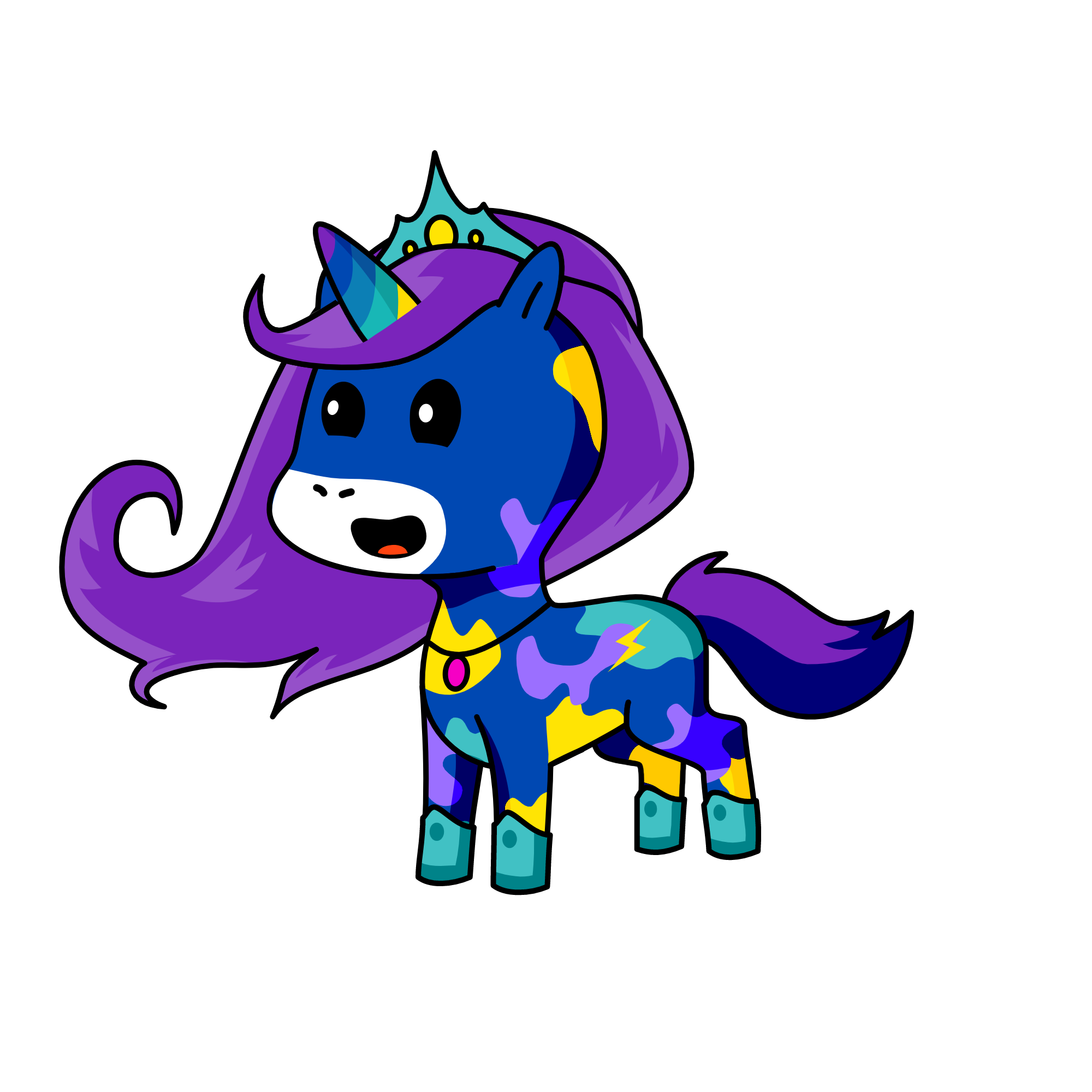 Dark horn, the unicorn