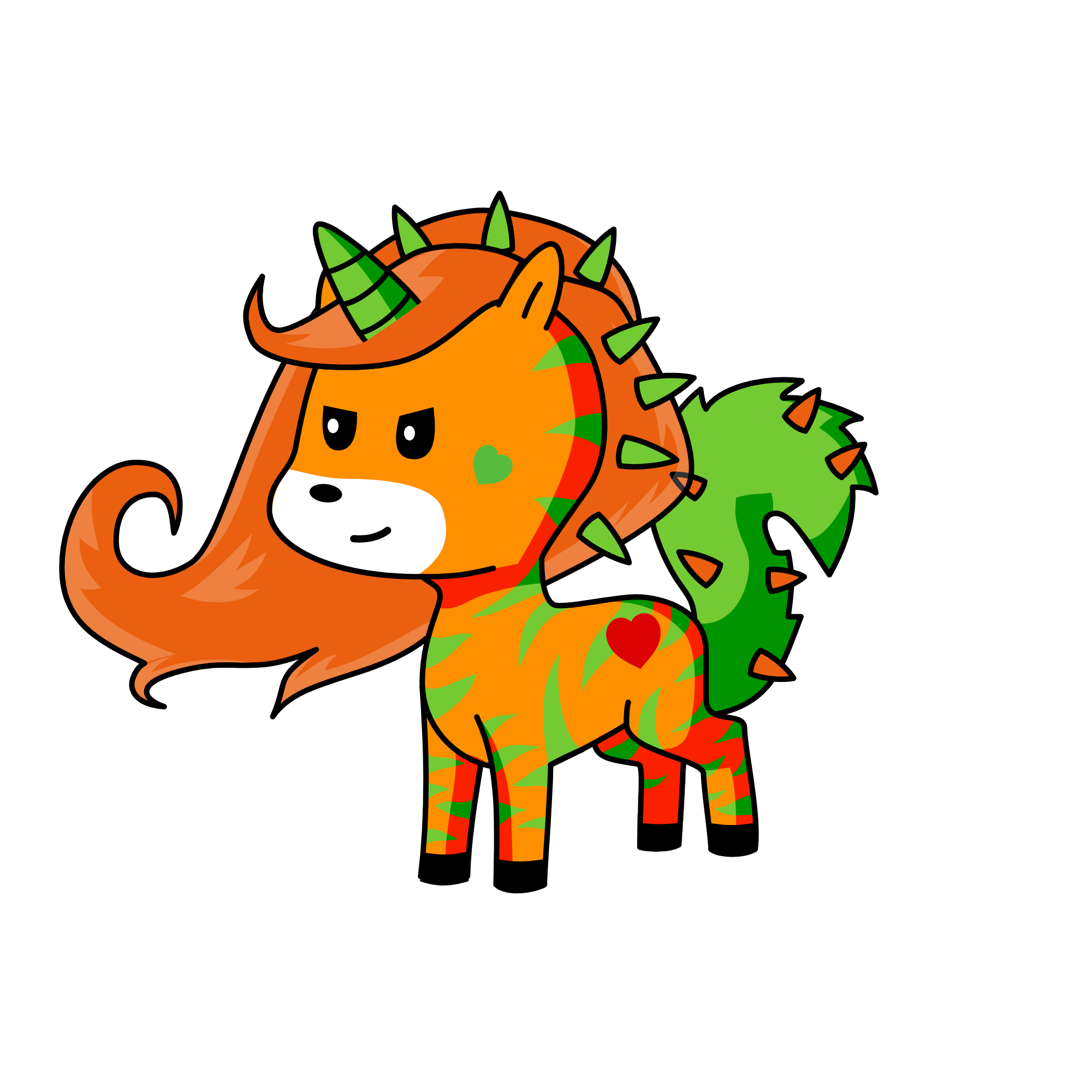 Uni fire, the unicorn