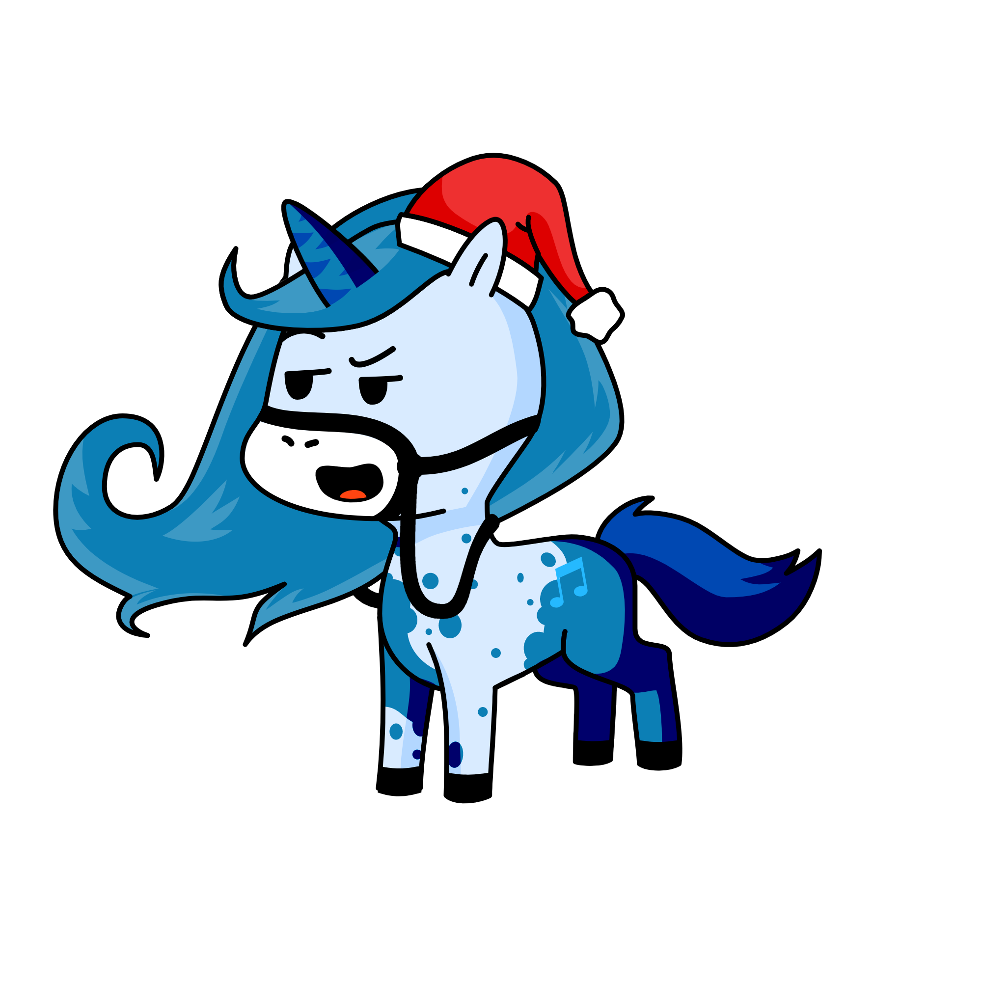 snowy, the unicorn