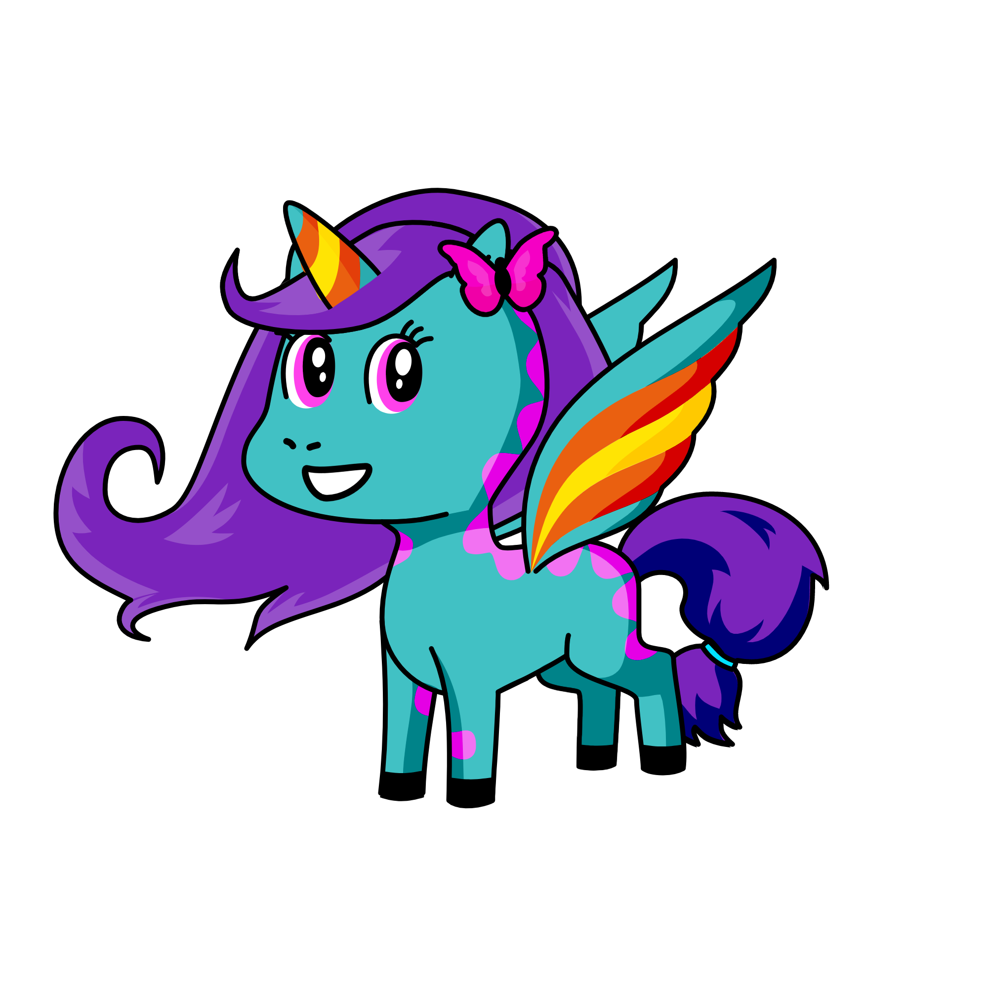 Butterfly, the unicorn