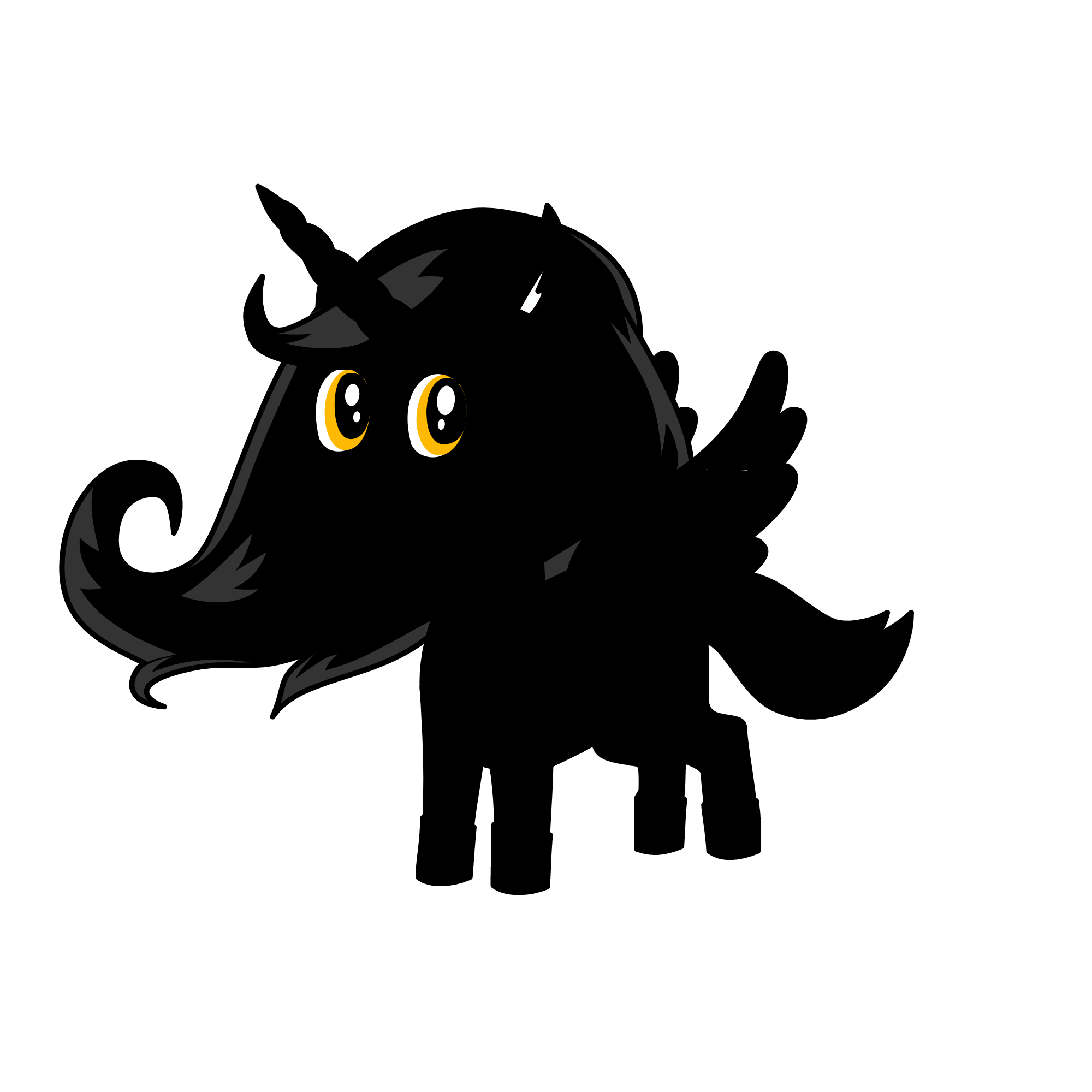 Shadow, the unicorn