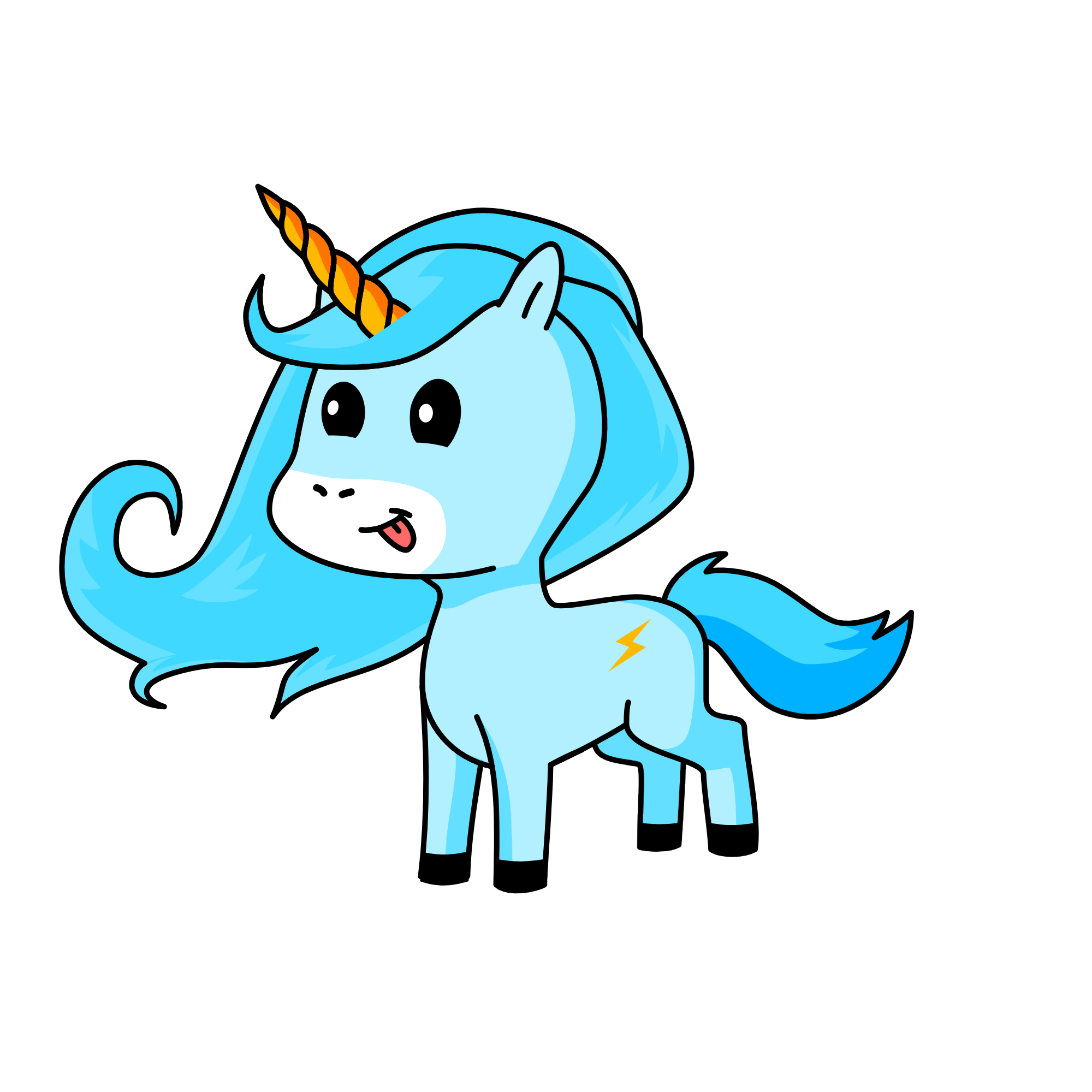 Sky, the unicorn