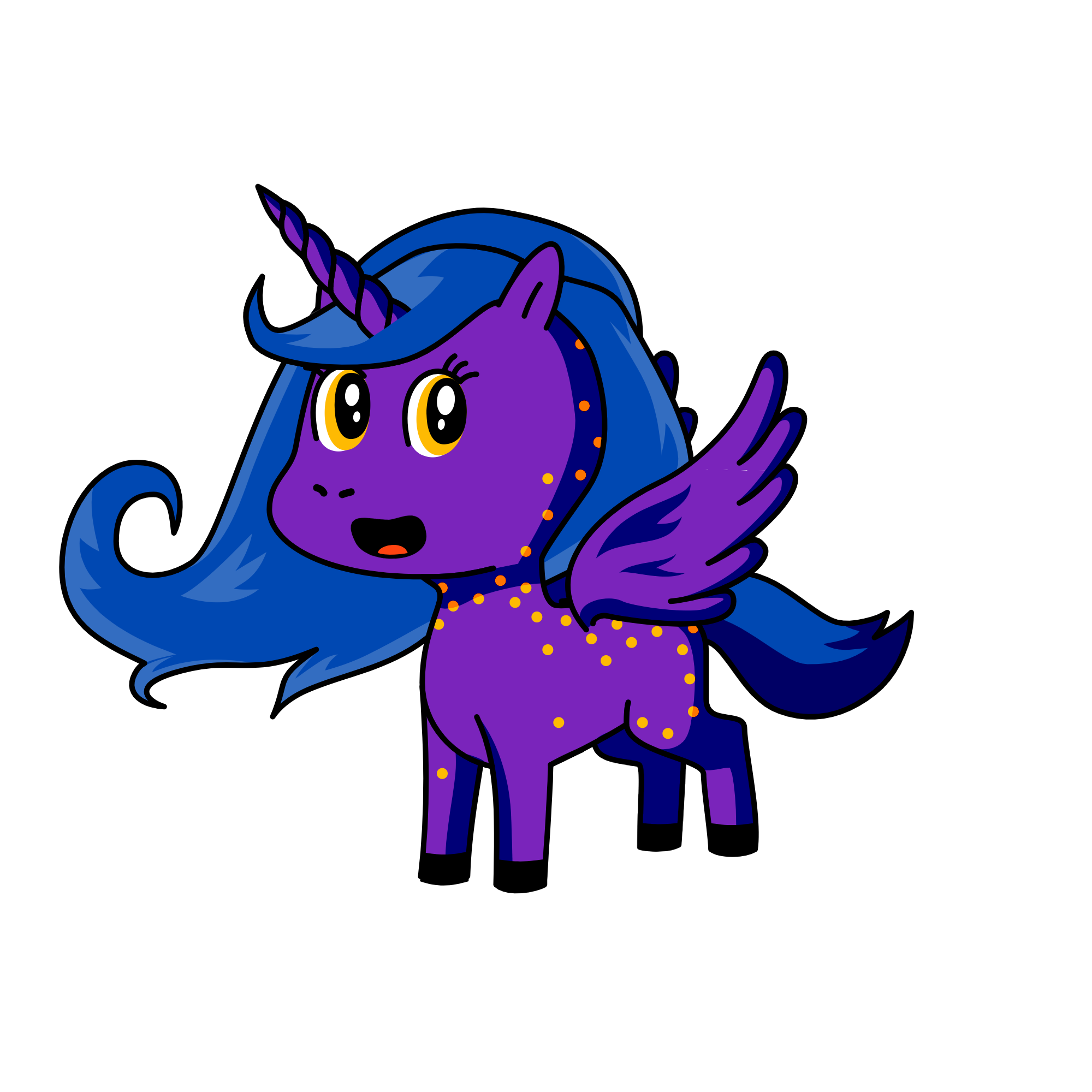 Galaxy, the unicorn