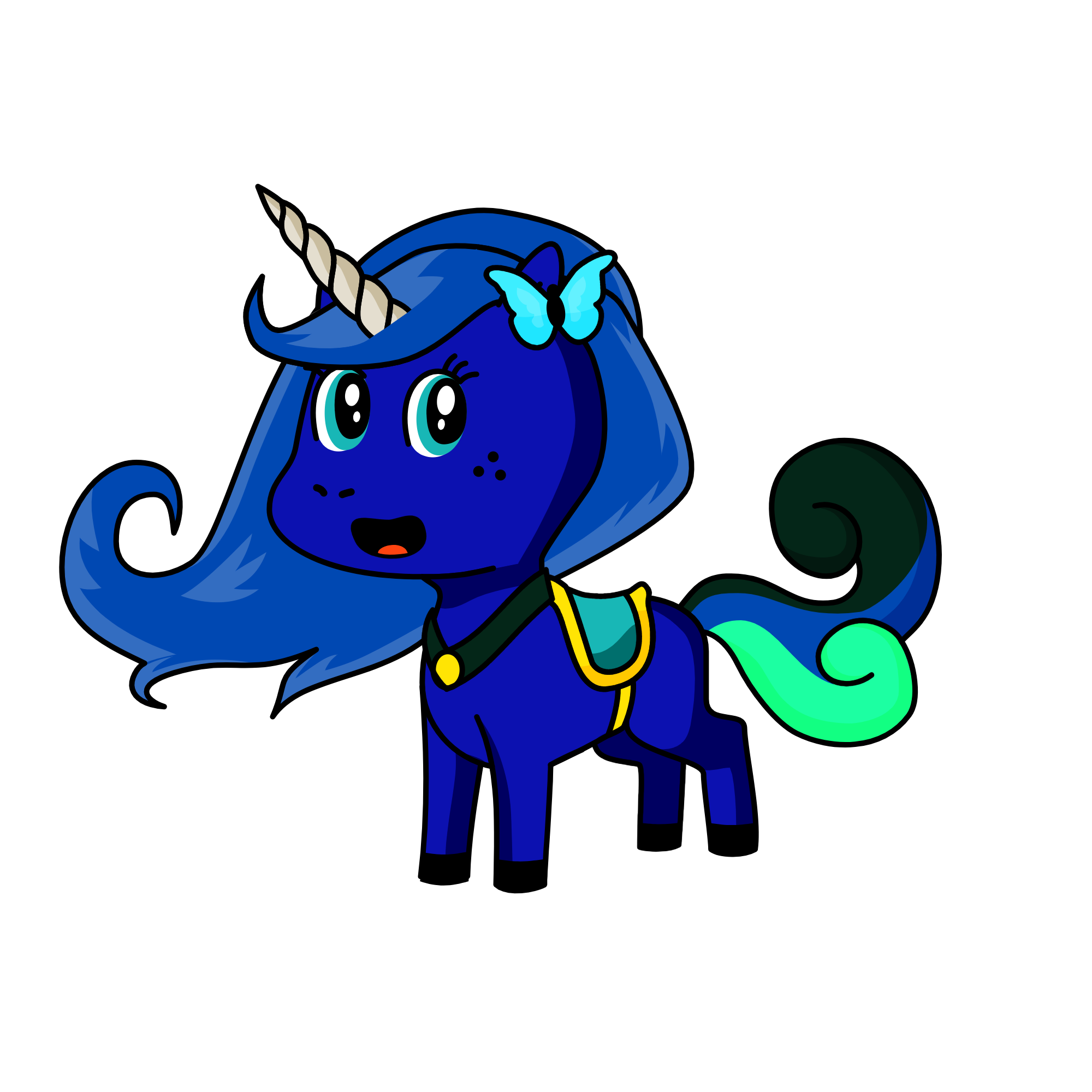 Luna, the unicorn