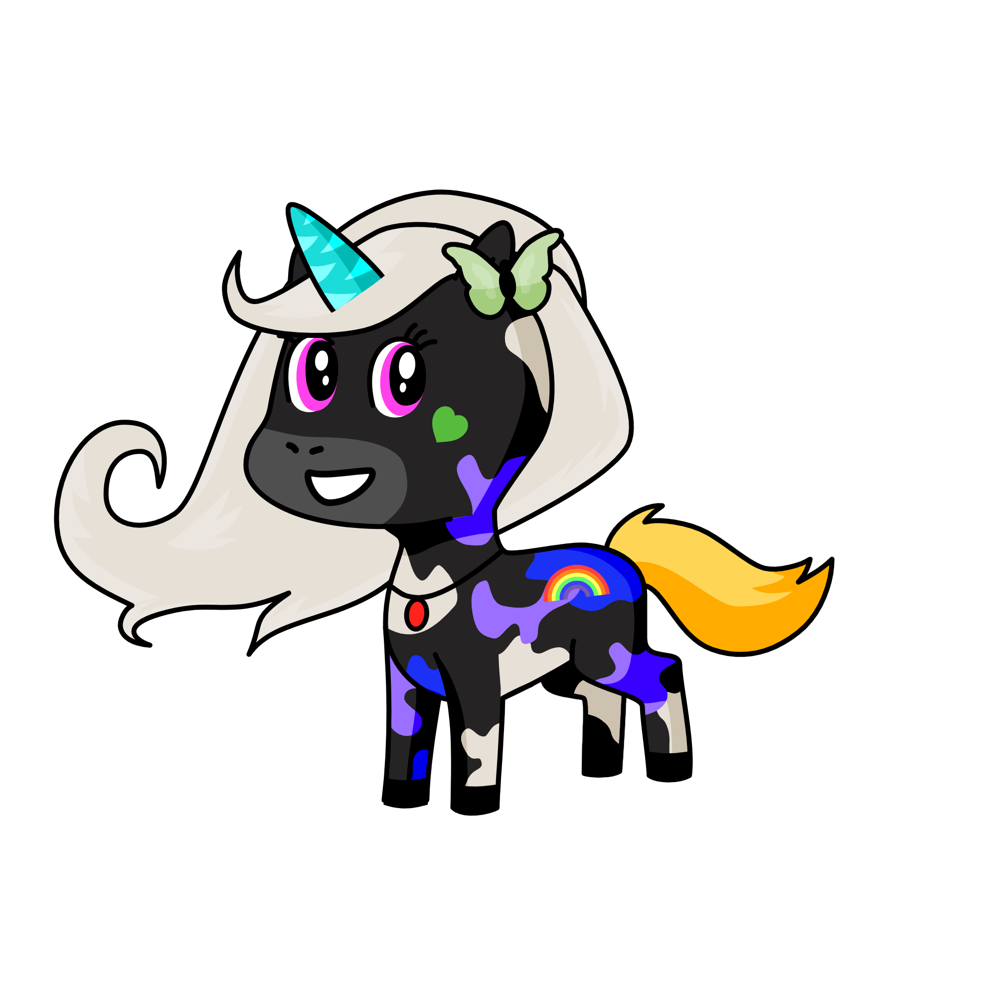 Midnight, the unicorn