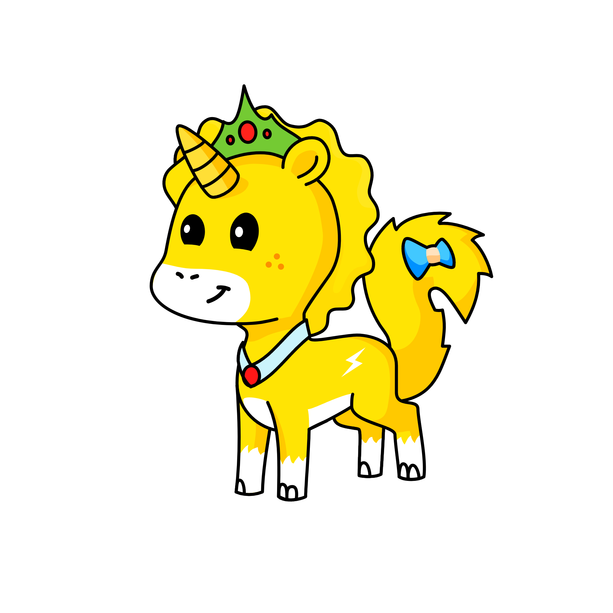 Sunshine, the unicorn