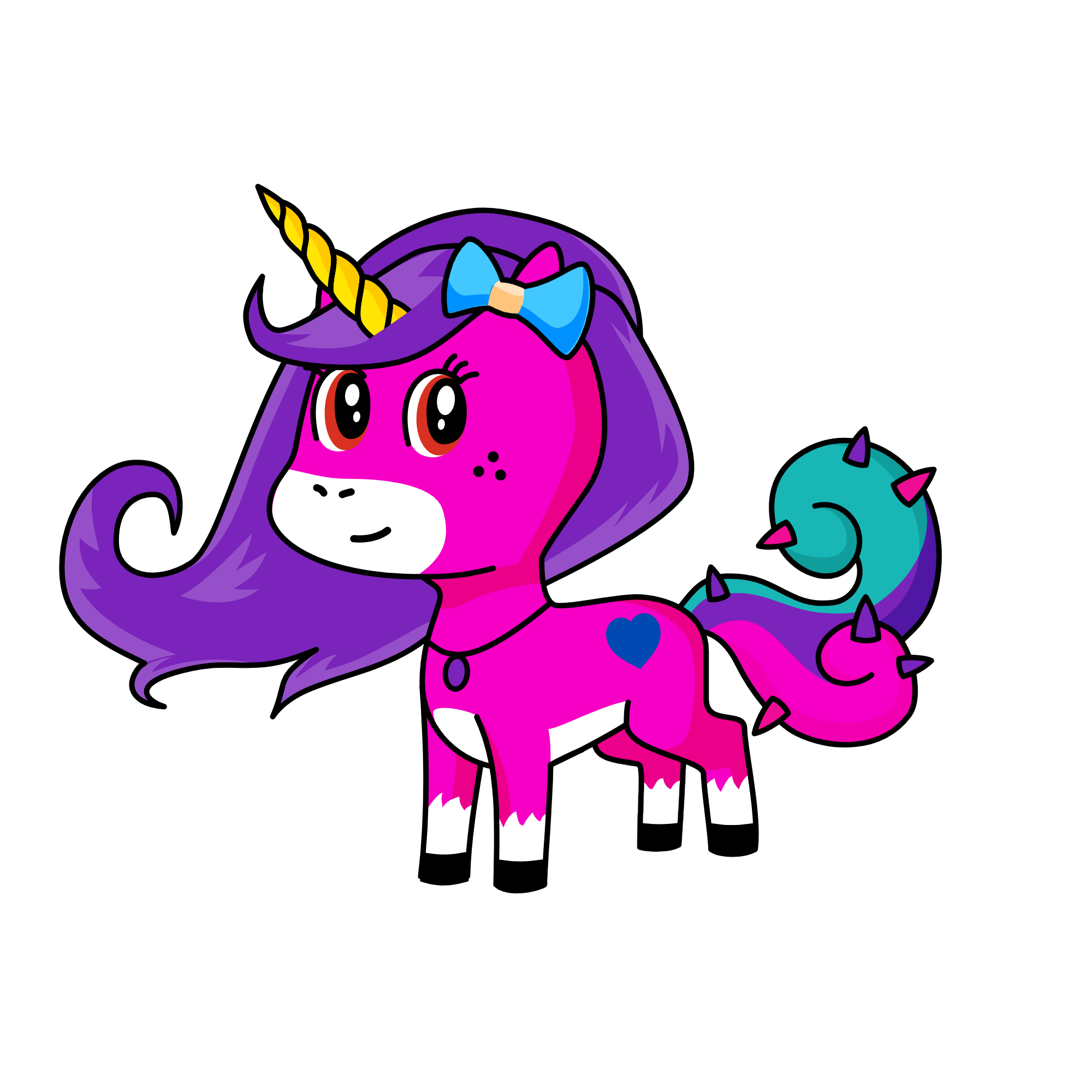 Goldie, the unicorn