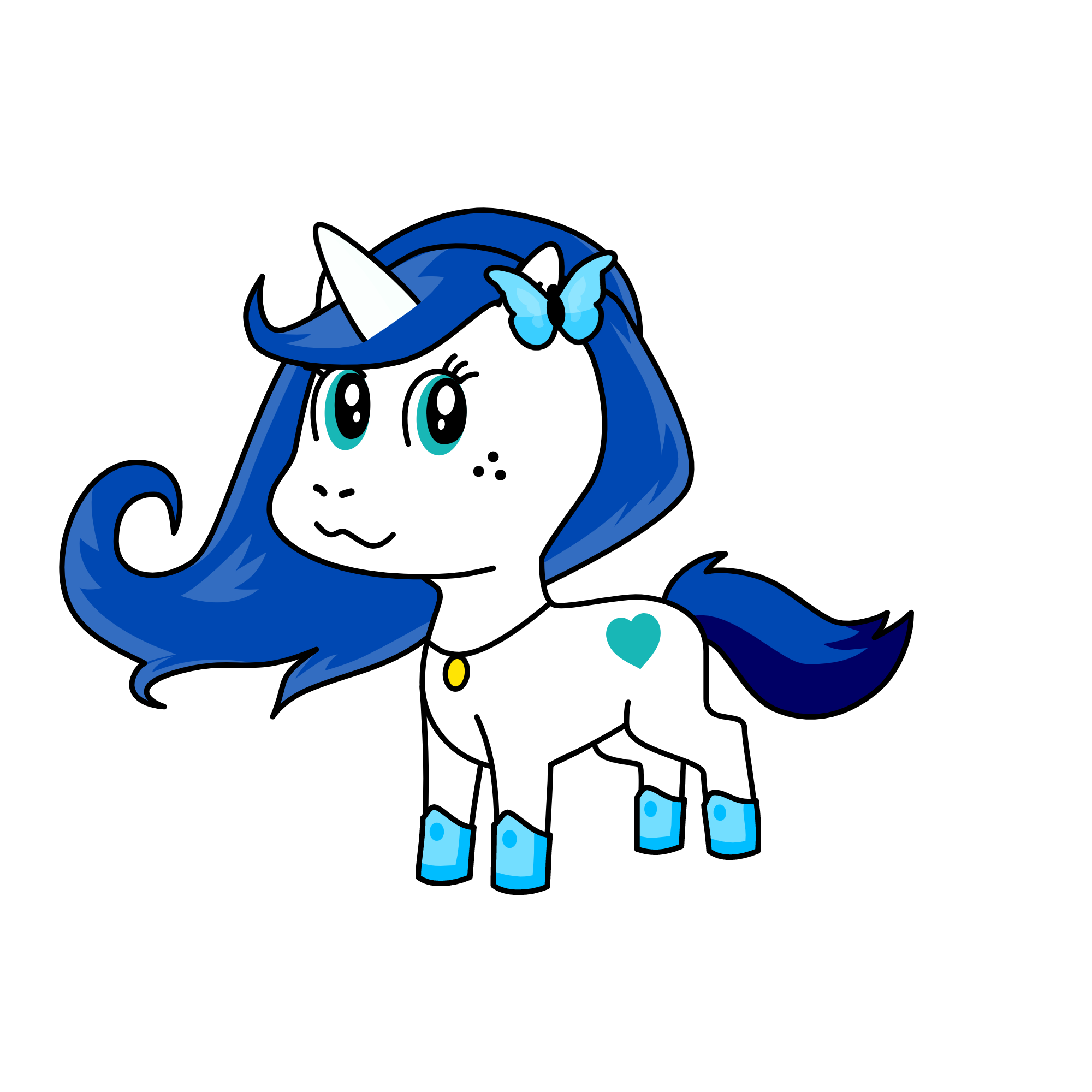 Afina, the unicorn